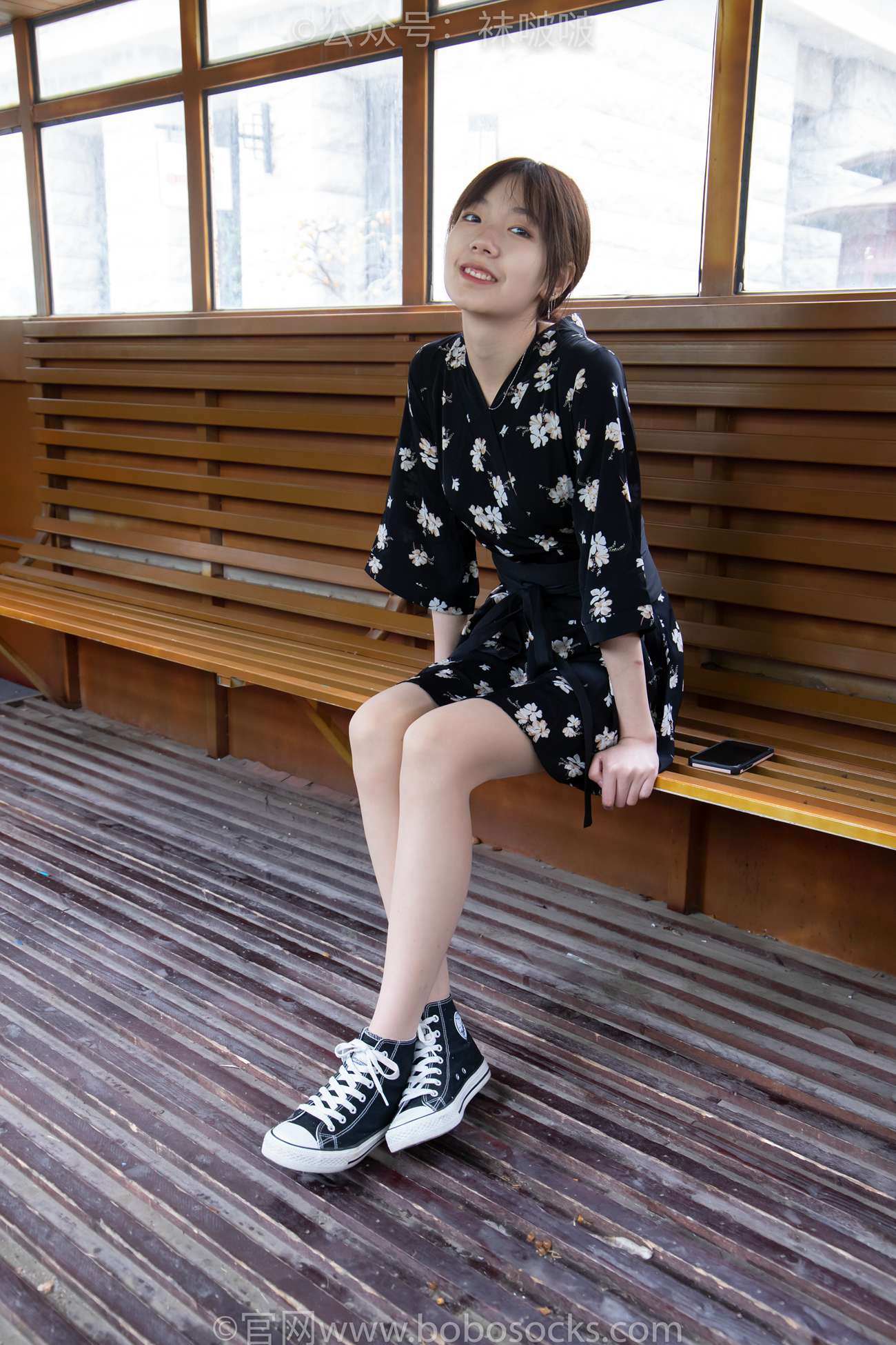 图片[132]-[BoBoSocks袜啵啵]NO.013 小甜豆-匡威帆布鞋、浅灰色短棉袜、肉丝[132P] – 速更版-美库