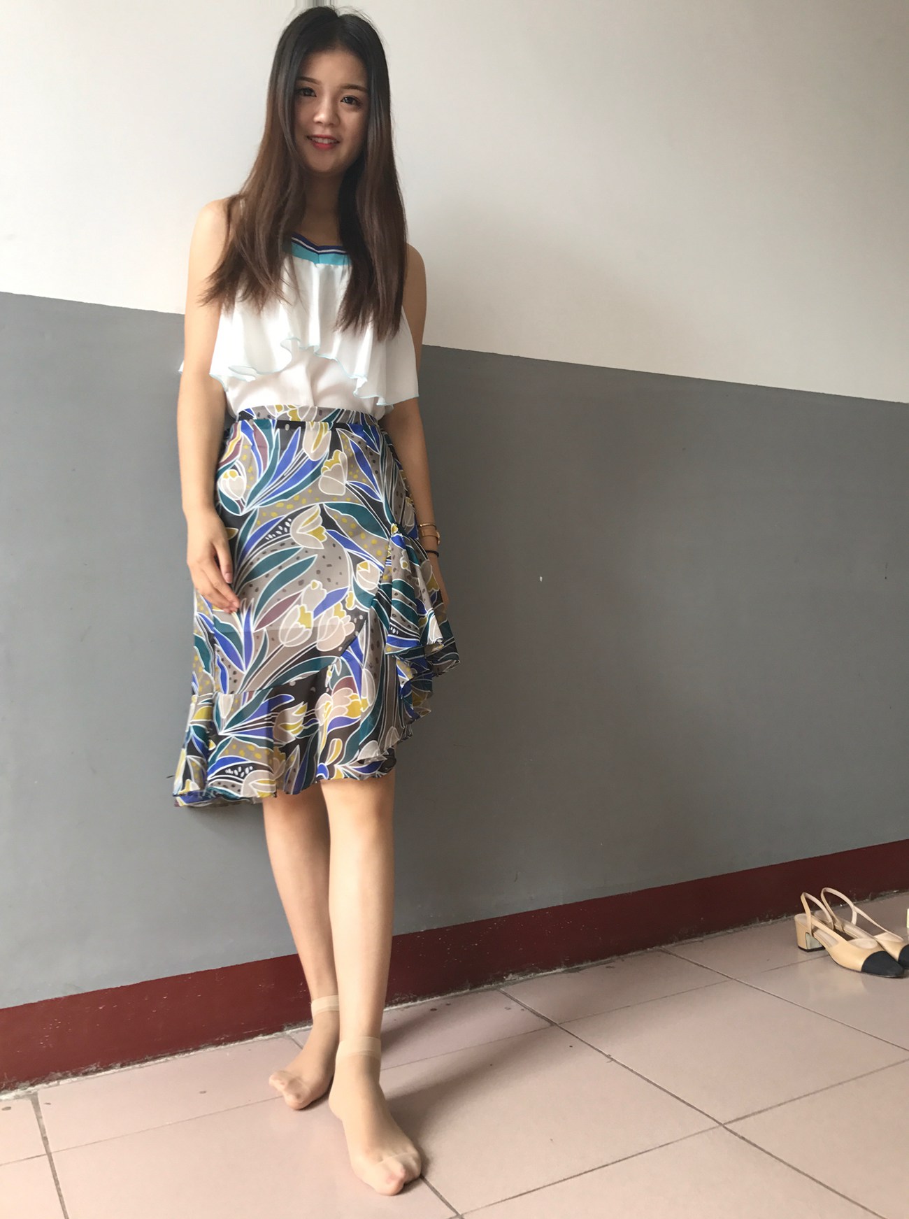 图片[14]-学妹校园寝室短丝系列018期 李欢[112P] – 速更版-美库