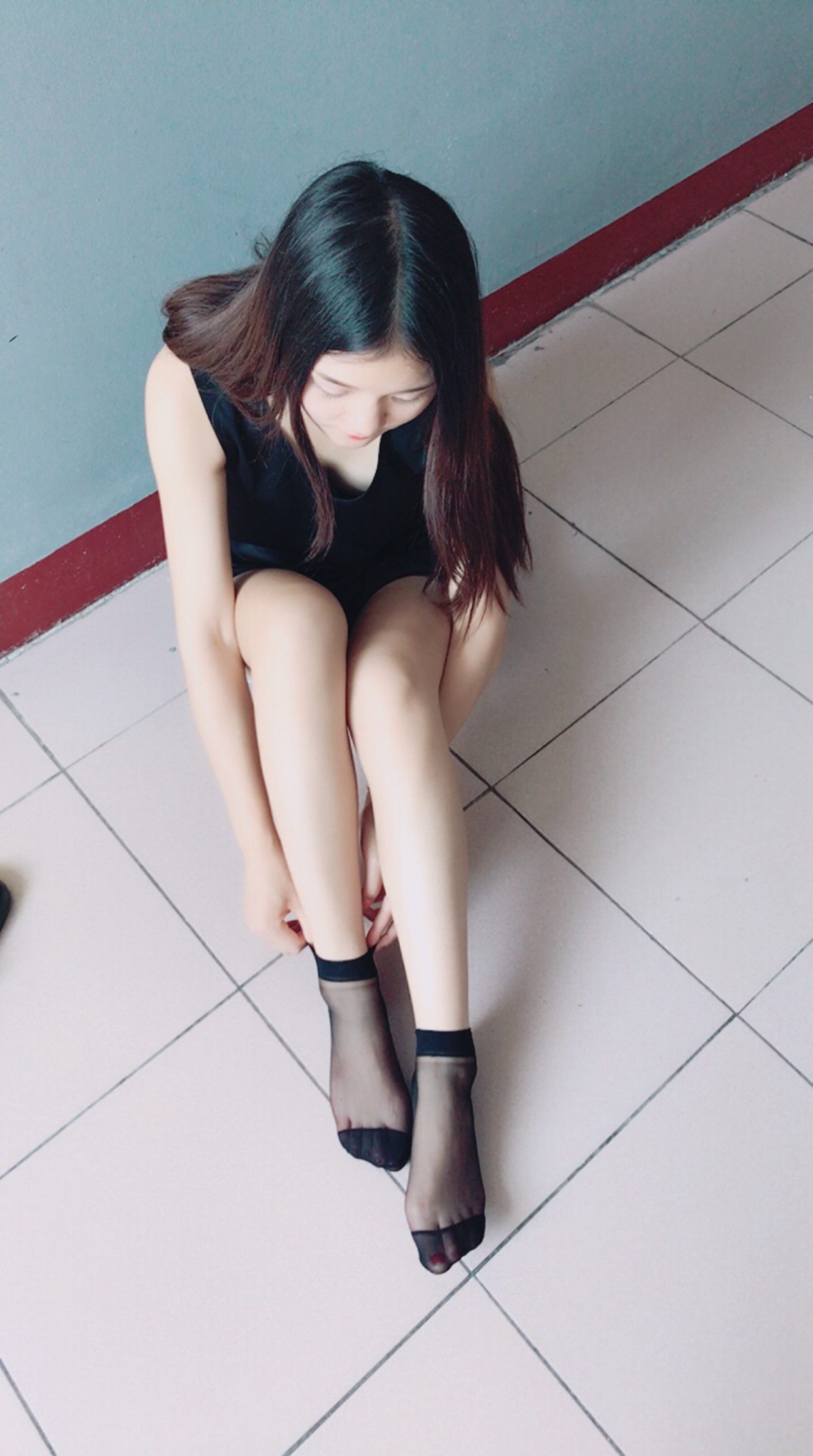 图片[18]-学妹校园寝室短丝系列018期 李欢[112P] – 速更版-美库