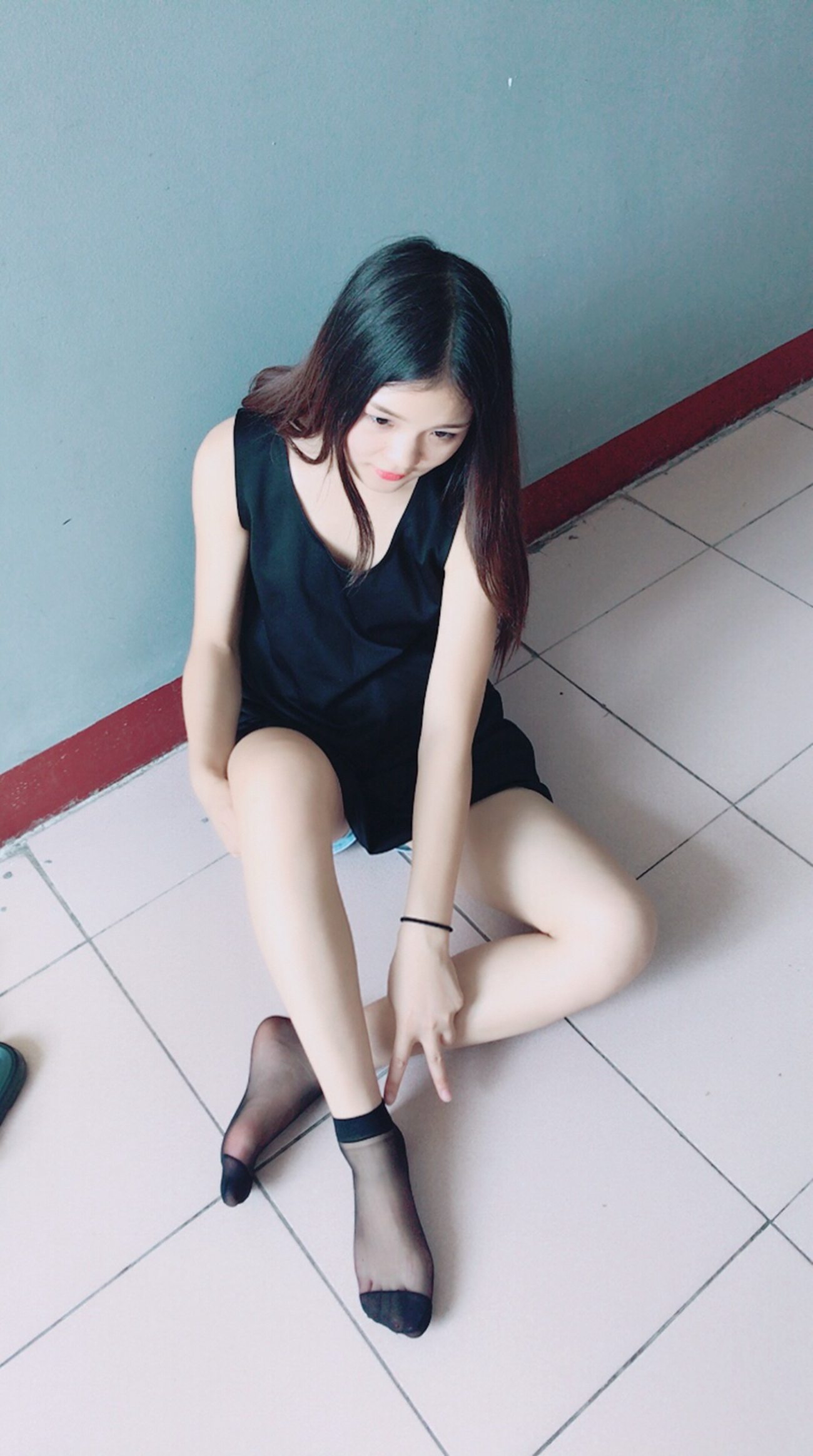 图片[20]-学妹校园寝室短丝系列018期 李欢[112P] – 速更版-美库