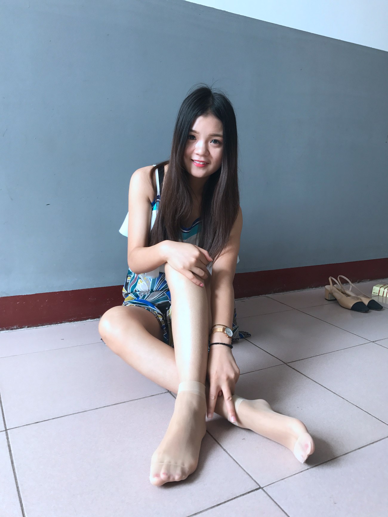 图片[22]-学妹校园寝室短丝系列018期 李欢[112P] – 速更版-美库