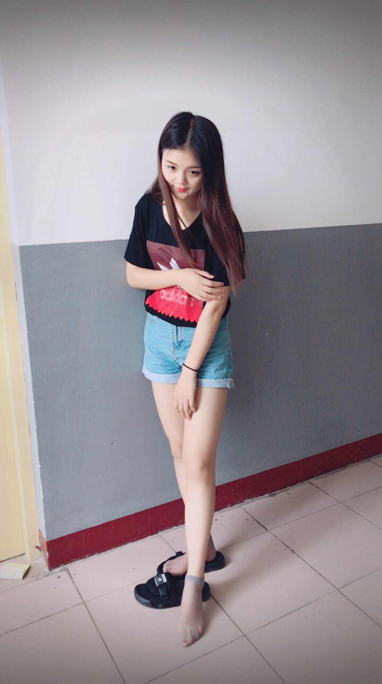 图片[26]-学妹校园寝室短丝系列018期 李欢[112P] – 速更版-美库