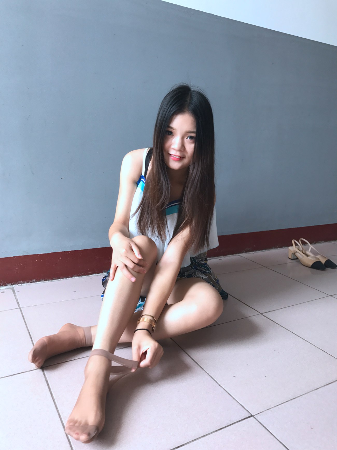 图片[30]-学妹校园寝室短丝系列018期 李欢[112P] – 速更版-美库