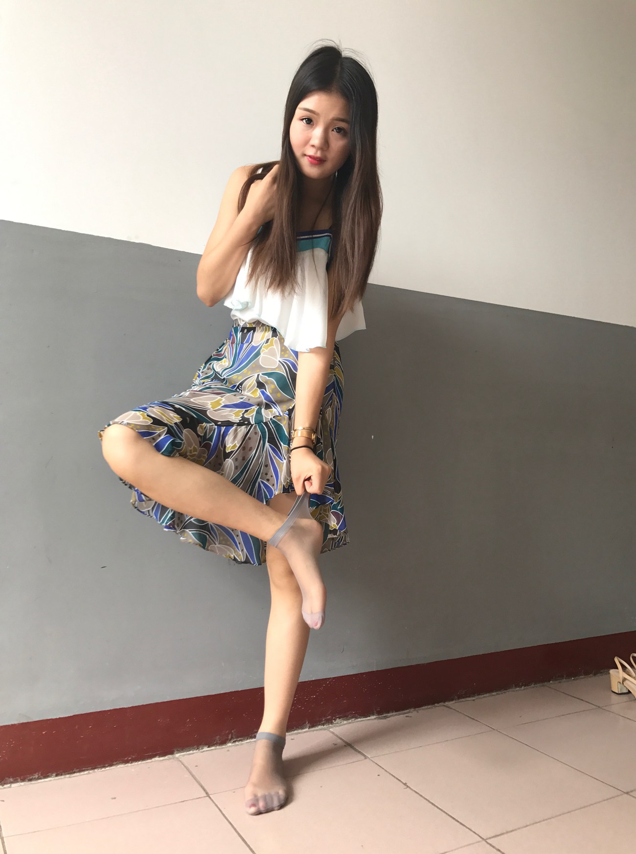 图片[35]-学妹校园寝室短丝系列018期 李欢[112P] – 速更版-美库