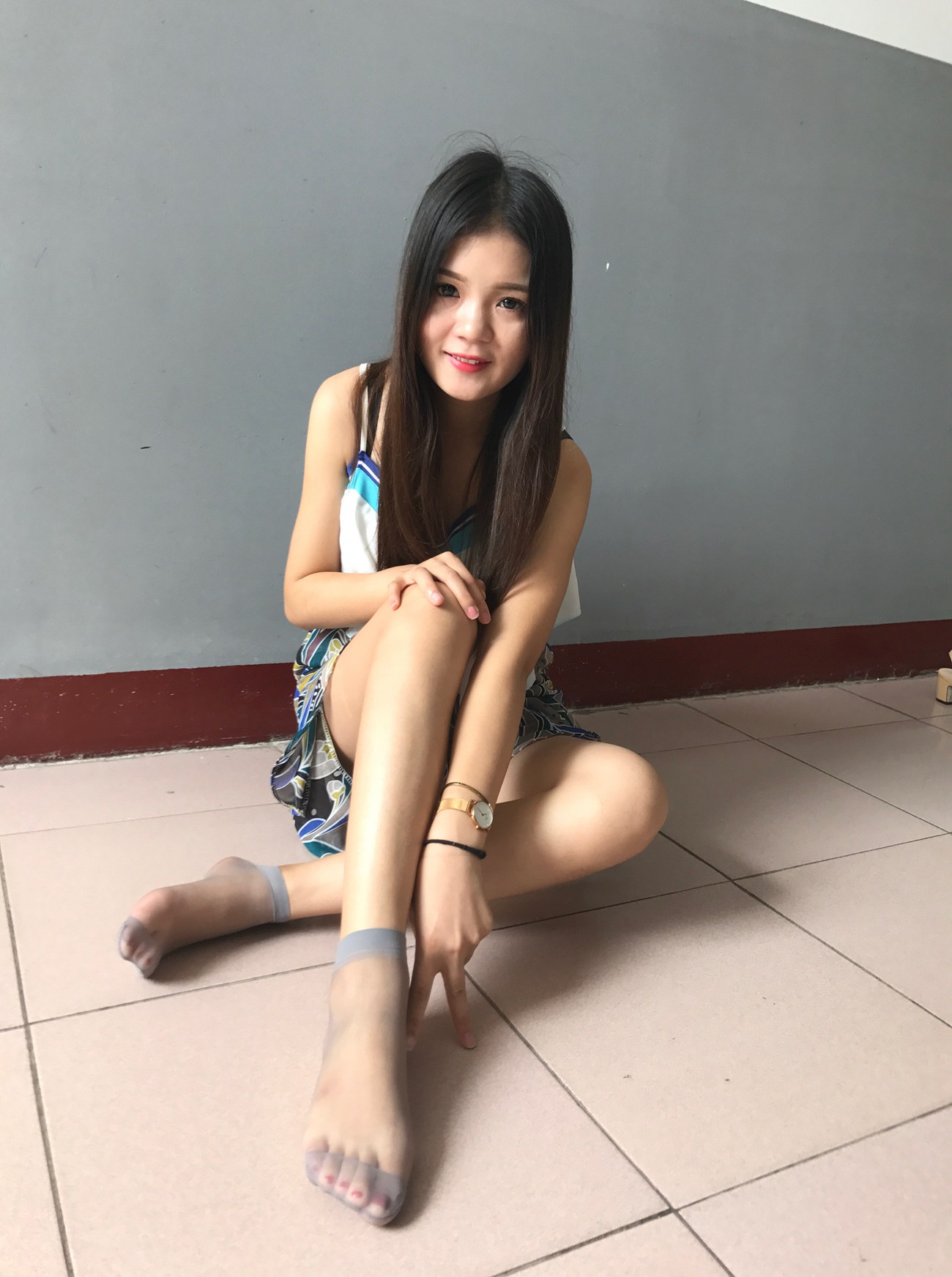 图片[37]-学妹校园寝室短丝系列018期 李欢[112P] – 速更版-美库