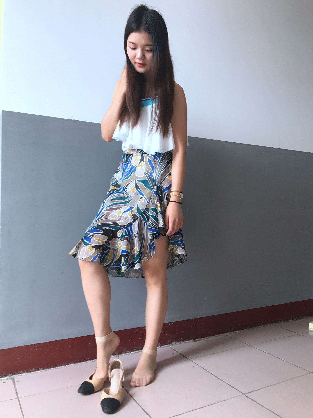 图片[38]-学妹校园寝室短丝系列018期 李欢[112P] – 速更版-美库