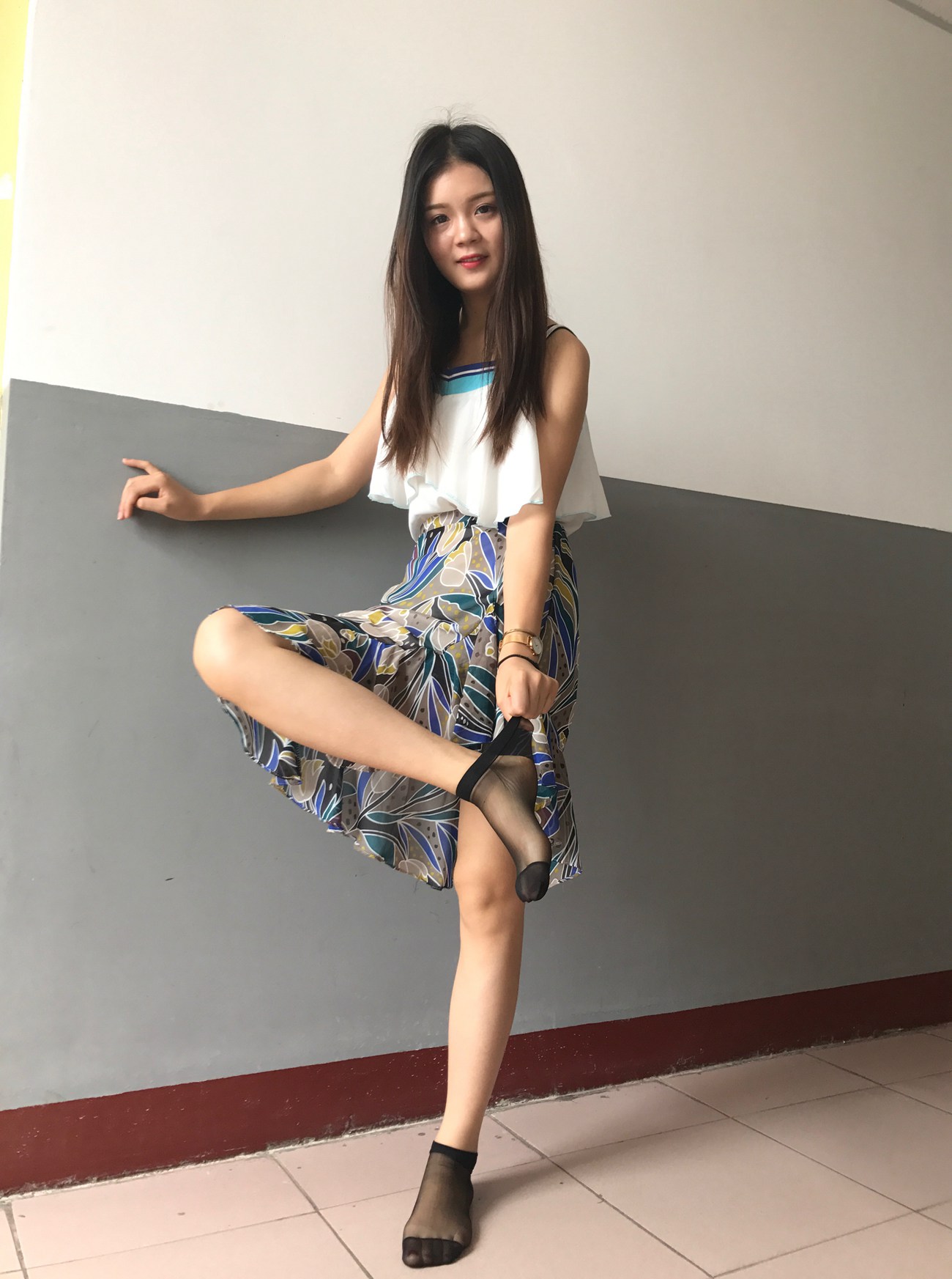 图片[47]-学妹校园寝室短丝系列018期 李欢[112P] – 速更版-美库