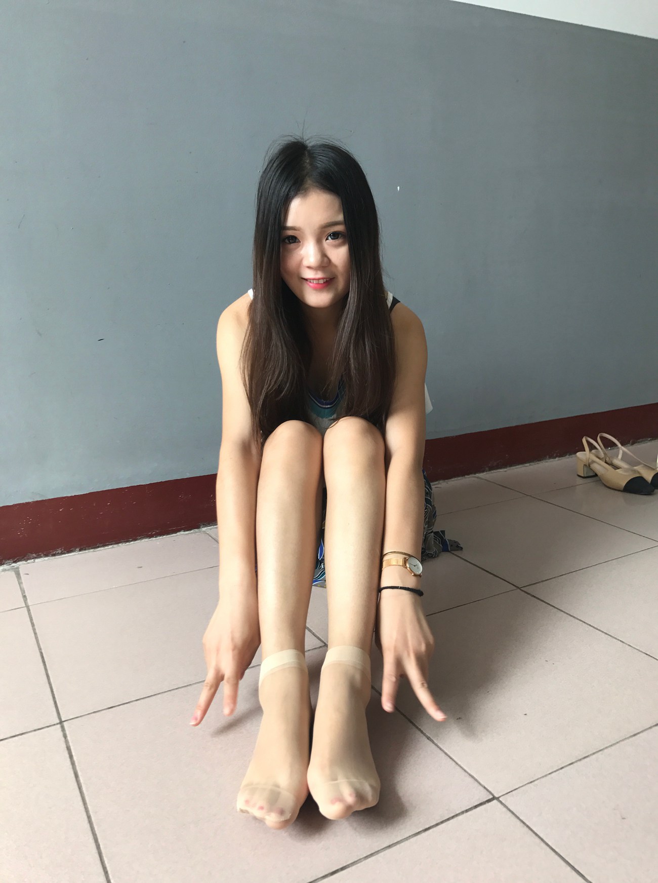 图片[49]-学妹校园寝室短丝系列018期 李欢[112P] – 速更版-美库