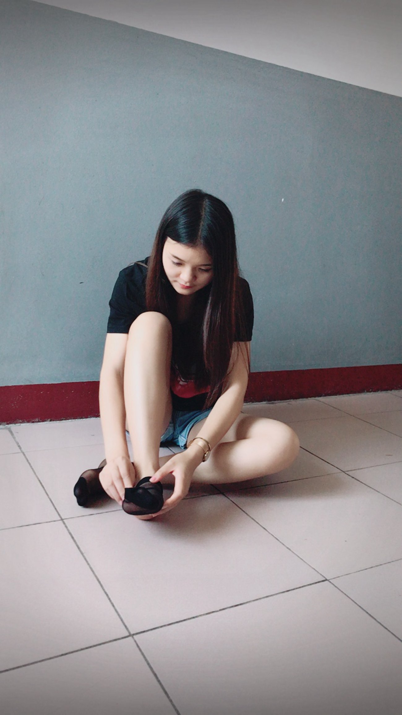 图片[50]-学妹校园寝室短丝系列018期 李欢[112P] – 速更版-美库