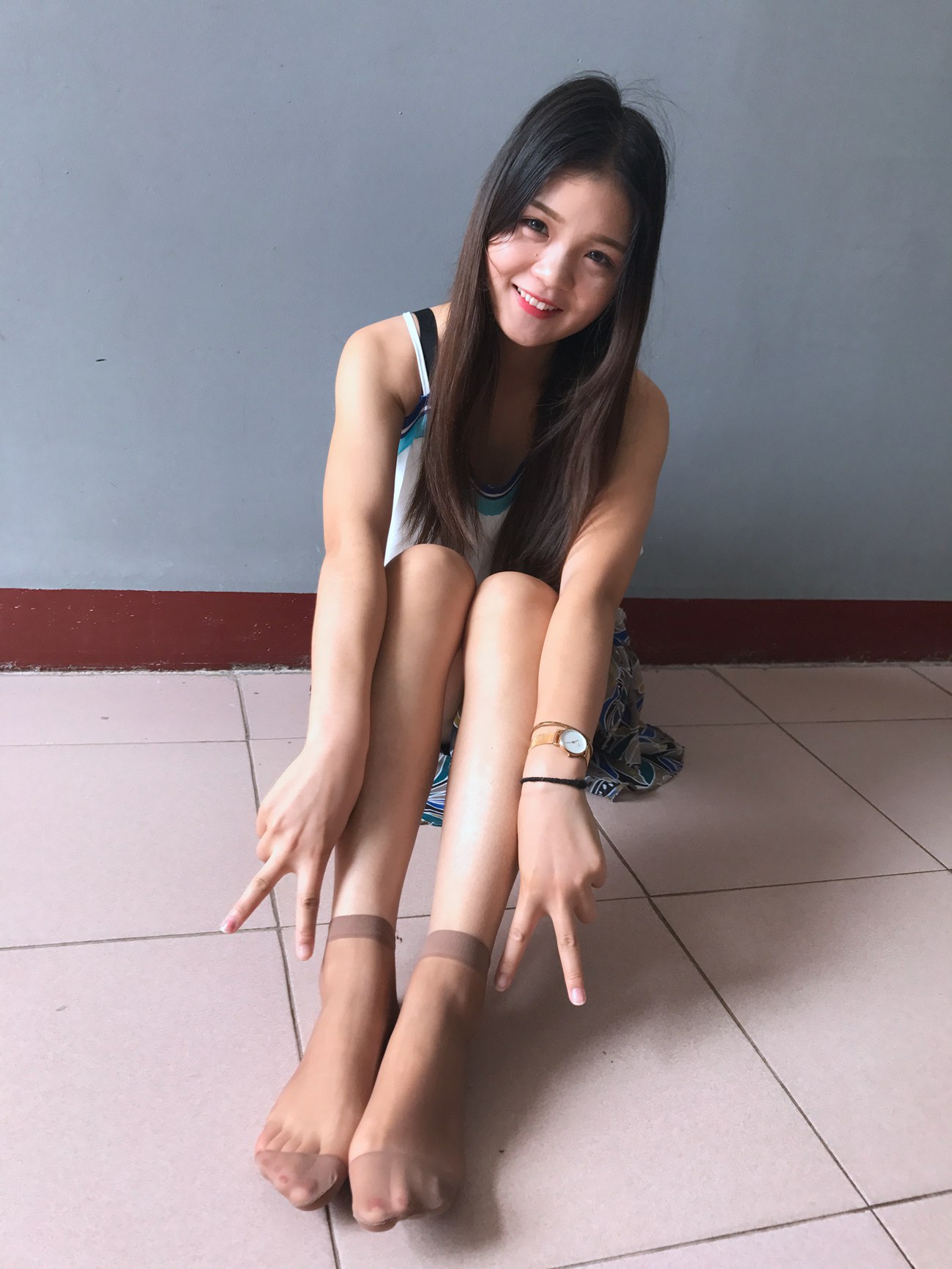 图片[52]-学妹校园寝室短丝系列018期 李欢[112P] – 速更版-美库