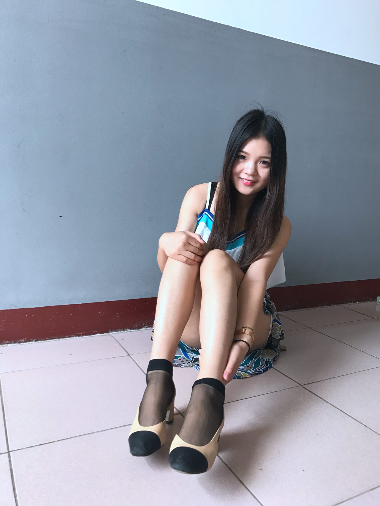 图片[57]-学妹校园寝室短丝系列018期 李欢[112P] – 速更版-美库