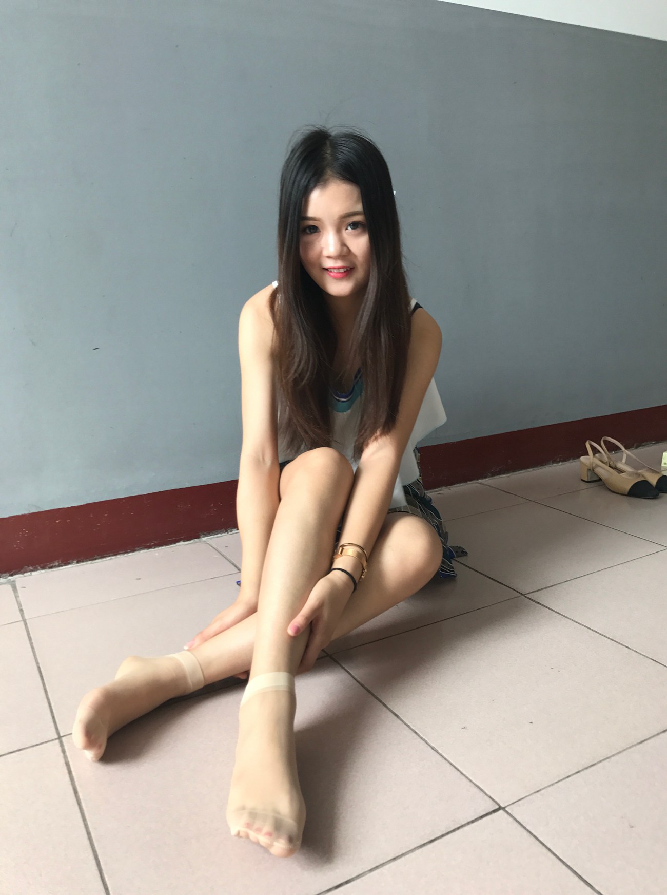 图片[58]-学妹校园寝室短丝系列018期 李欢[112P] – 速更版-美库