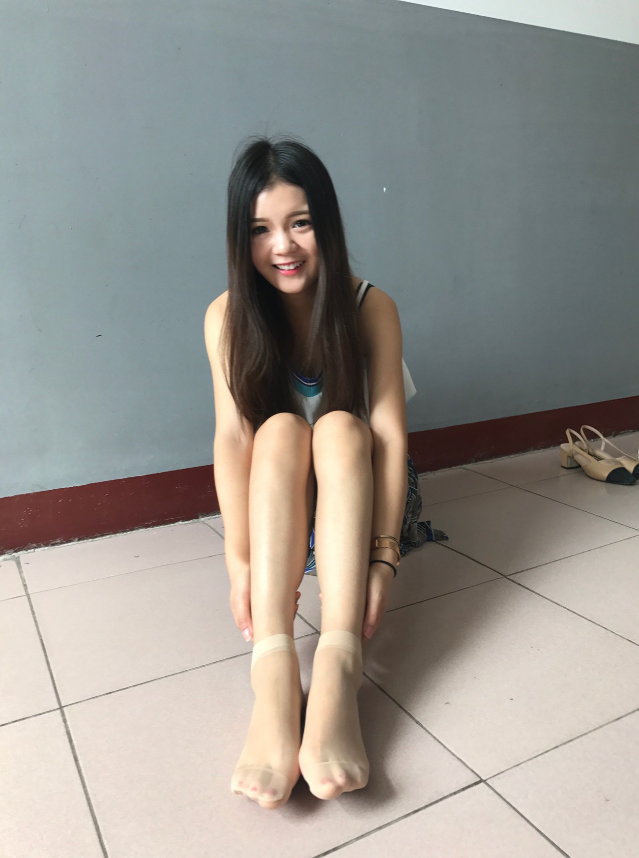 图片[59]-学妹校园寝室短丝系列018期 李欢[112P] – 速更版-美库