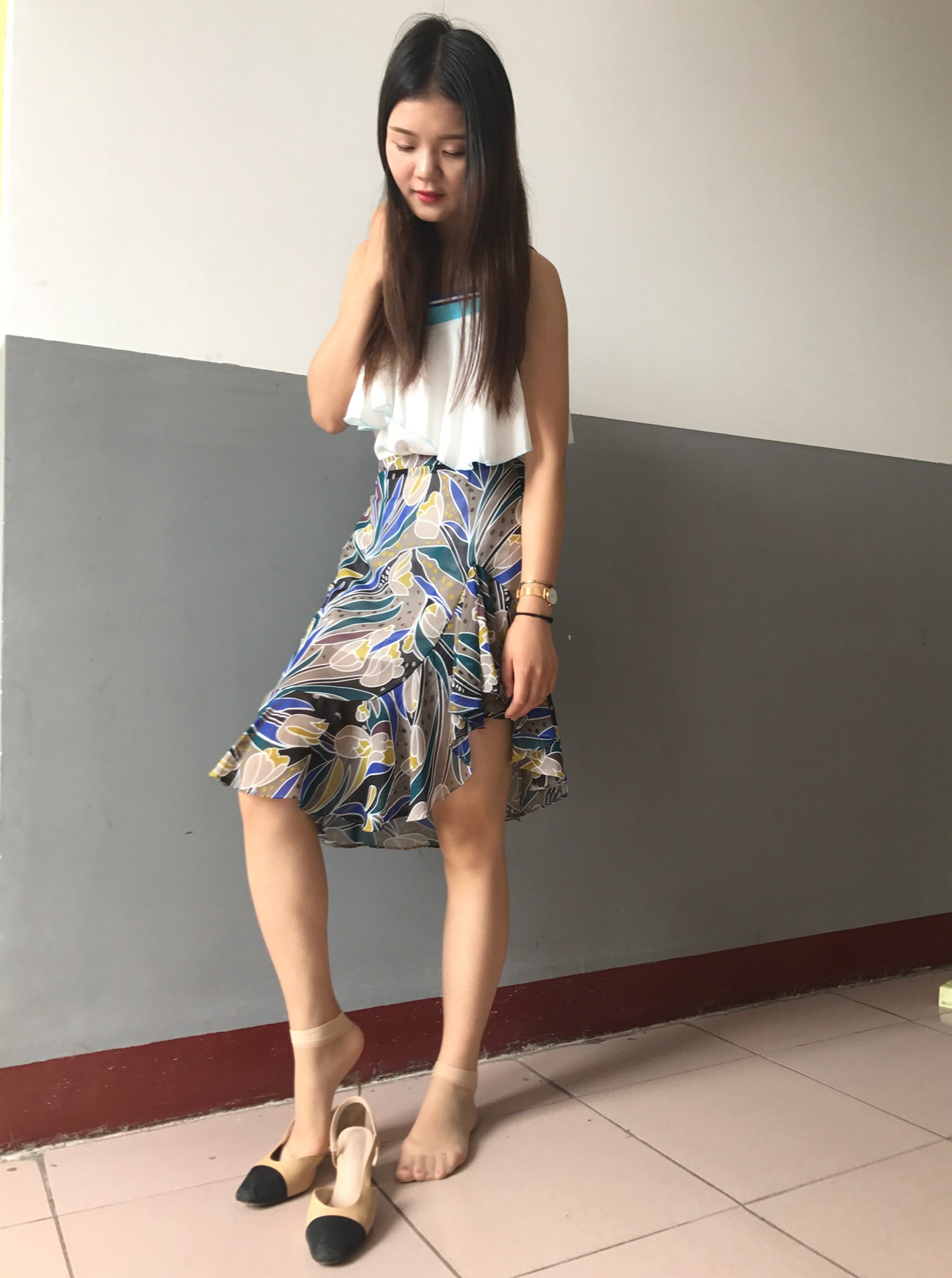 图片[66]-学妹校园寝室短丝系列018期 李欢[112P] – 速更版-美库