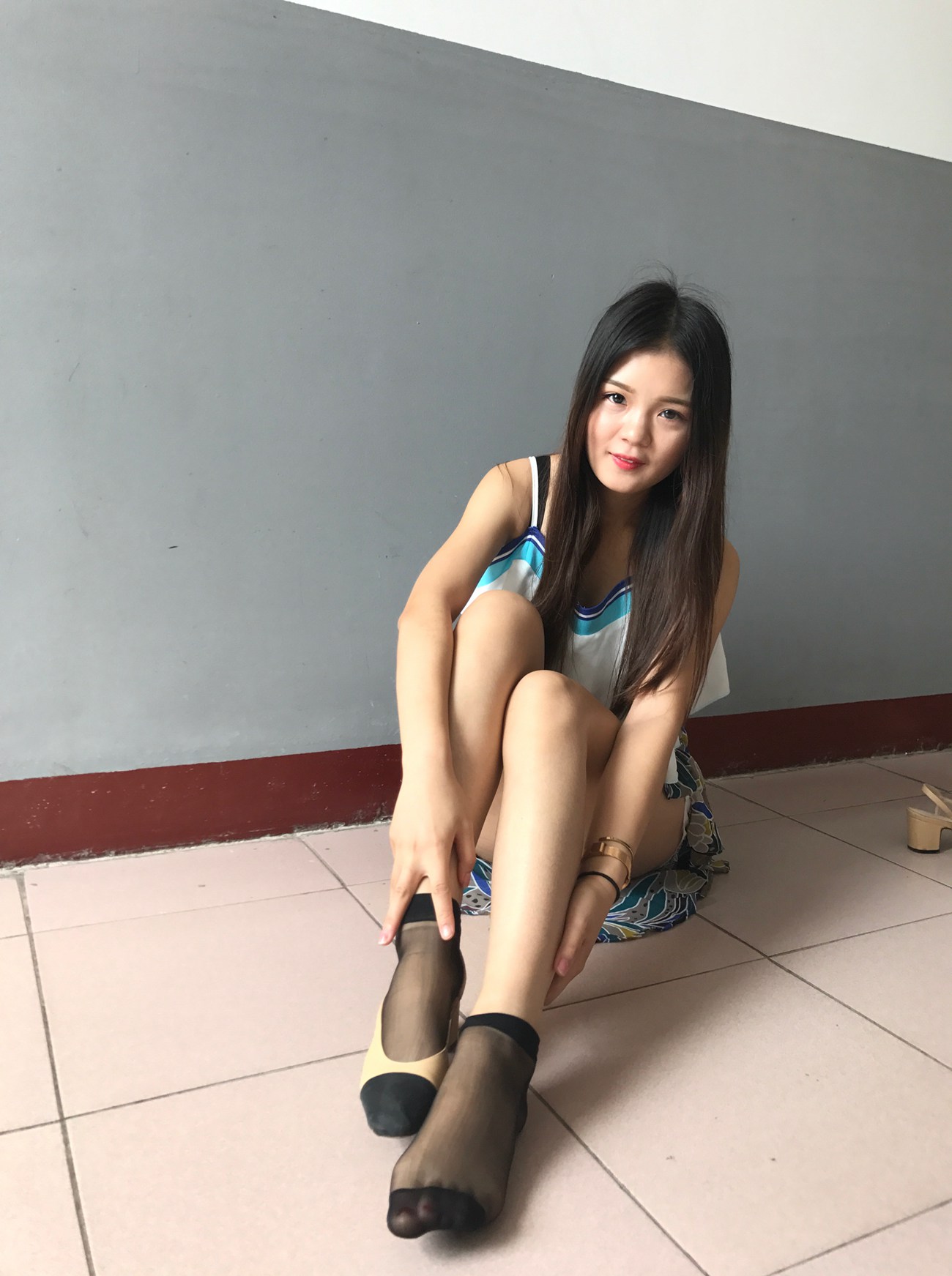 图片[70]-学妹校园寝室短丝系列018期 李欢[112P] – 速更版-美库