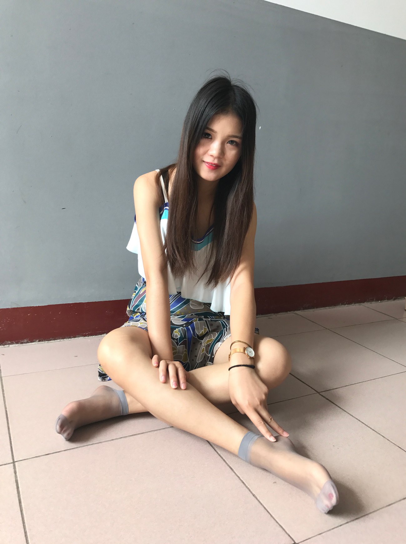 图片[71]-学妹校园寝室短丝系列018期 李欢[112P] – 速更版-美库