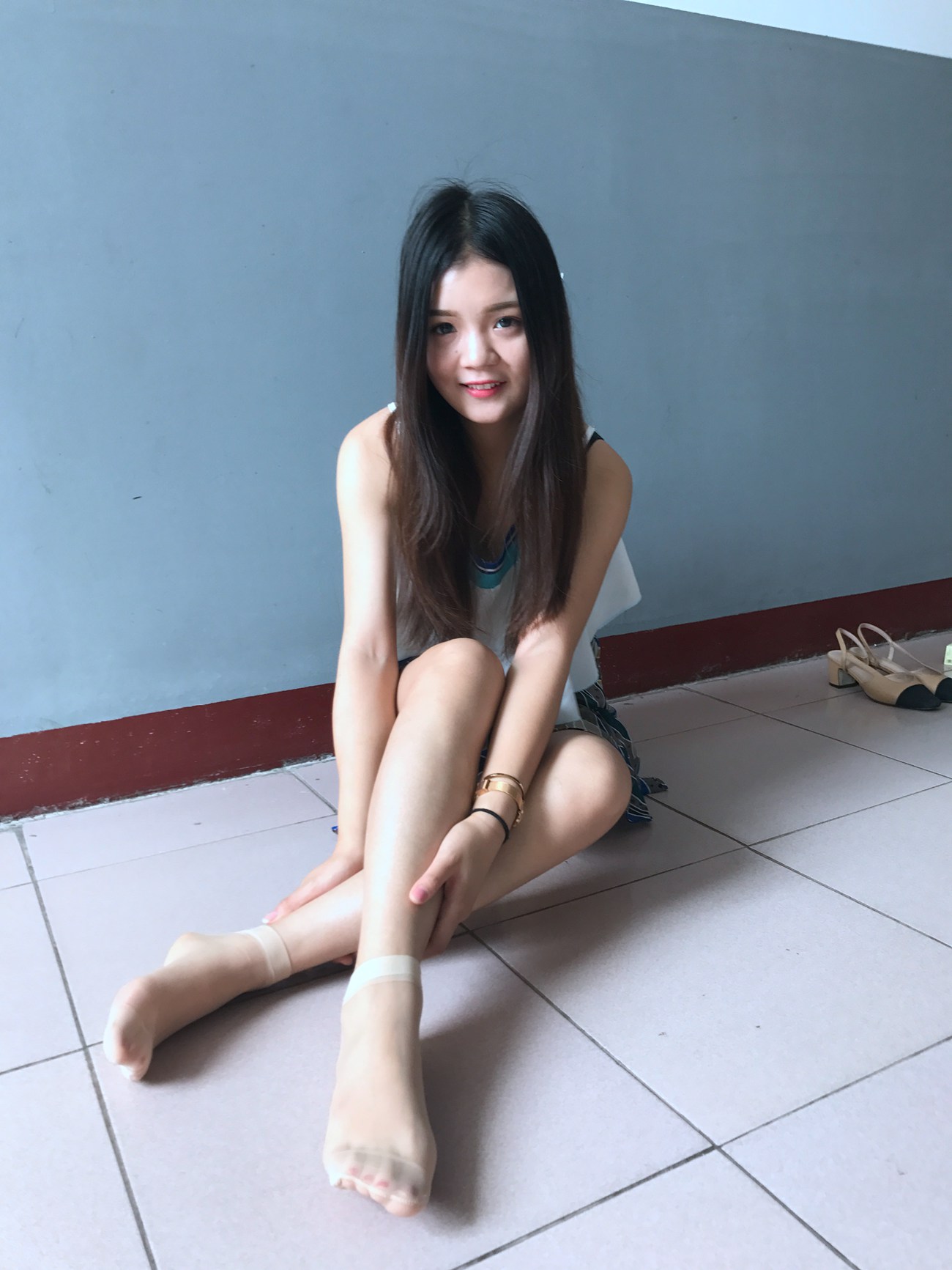 图片[72]-学妹校园寝室短丝系列018期 李欢[112P] – 速更版-美库