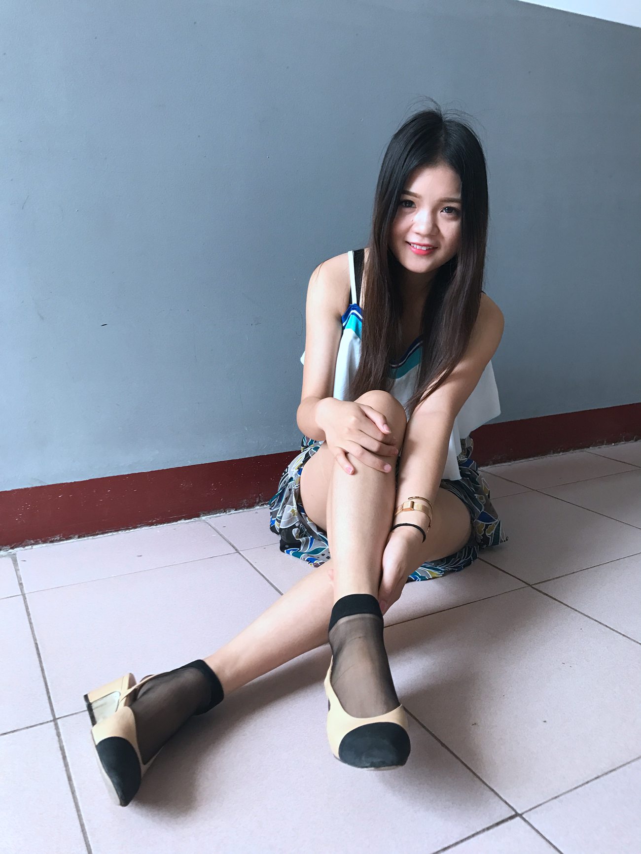 图片[79]-学妹校园寝室短丝系列018期 李欢[112P] – 速更版-美库