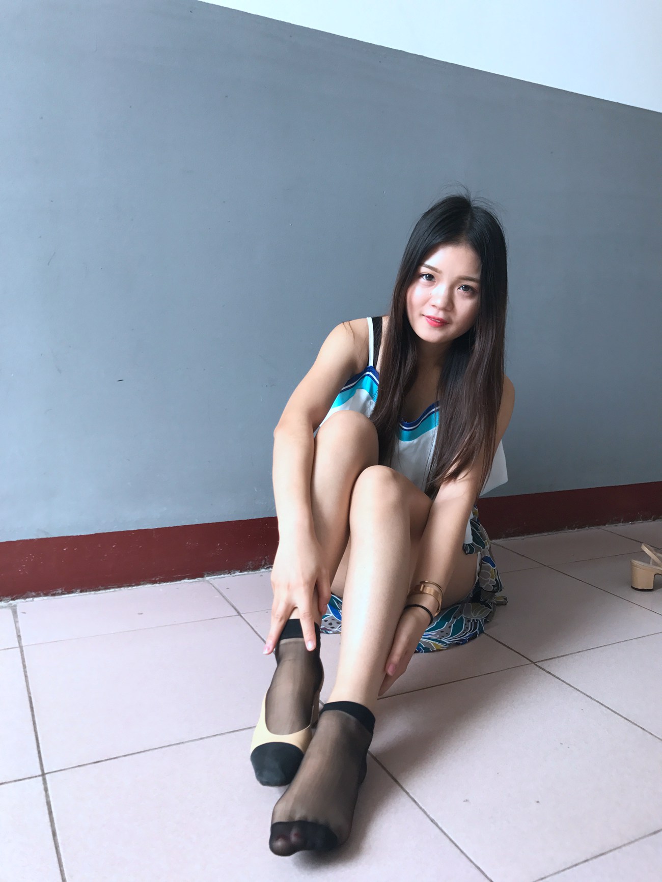 图片[83]-学妹校园寝室短丝系列018期 李欢[112P] – 速更版-美库