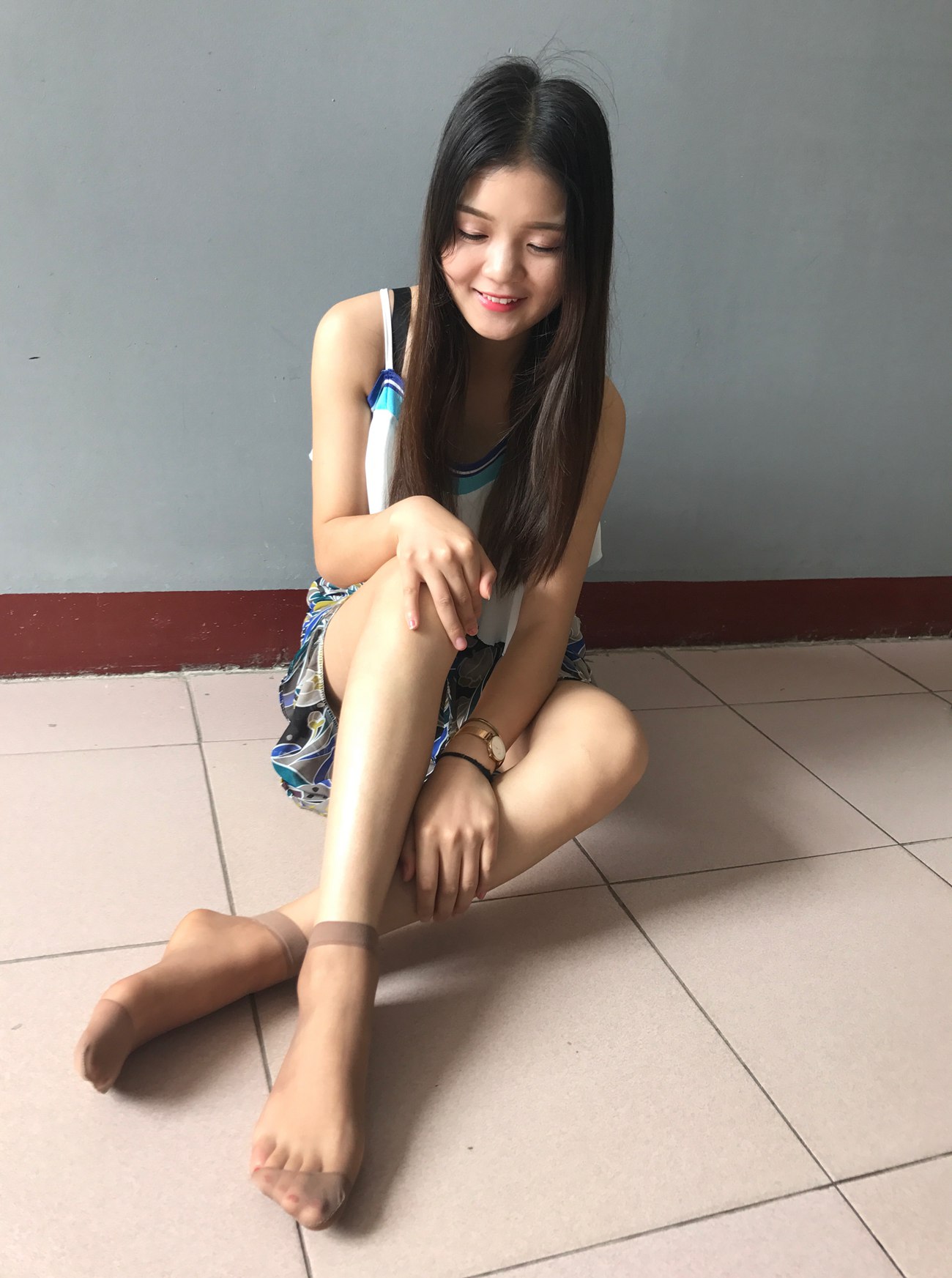 图片[85]-学妹校园寝室短丝系列018期 李欢[112P] – 速更版-美库