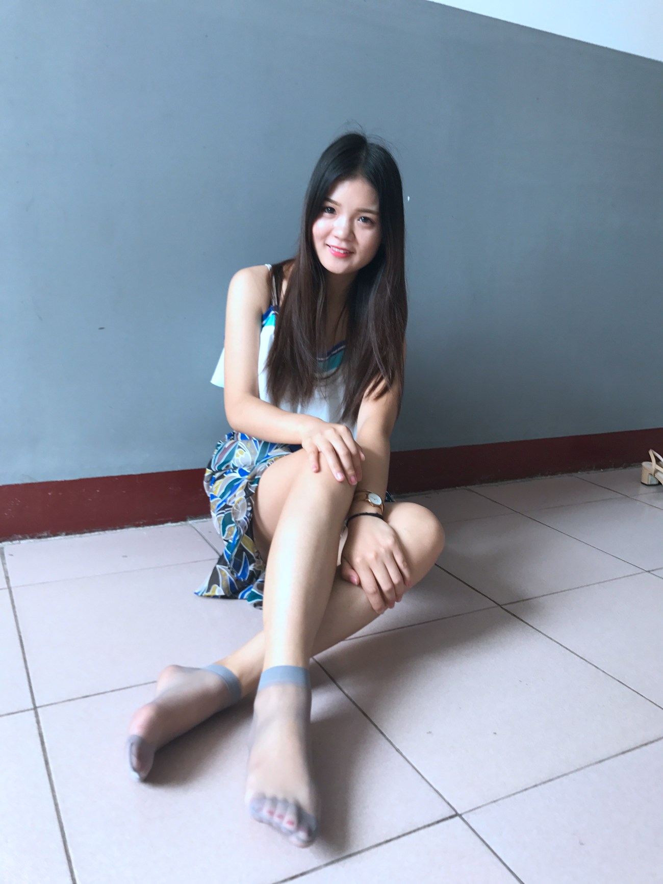 图片[86]-学妹校园寝室短丝系列018期 李欢[112P] – 速更版-美库