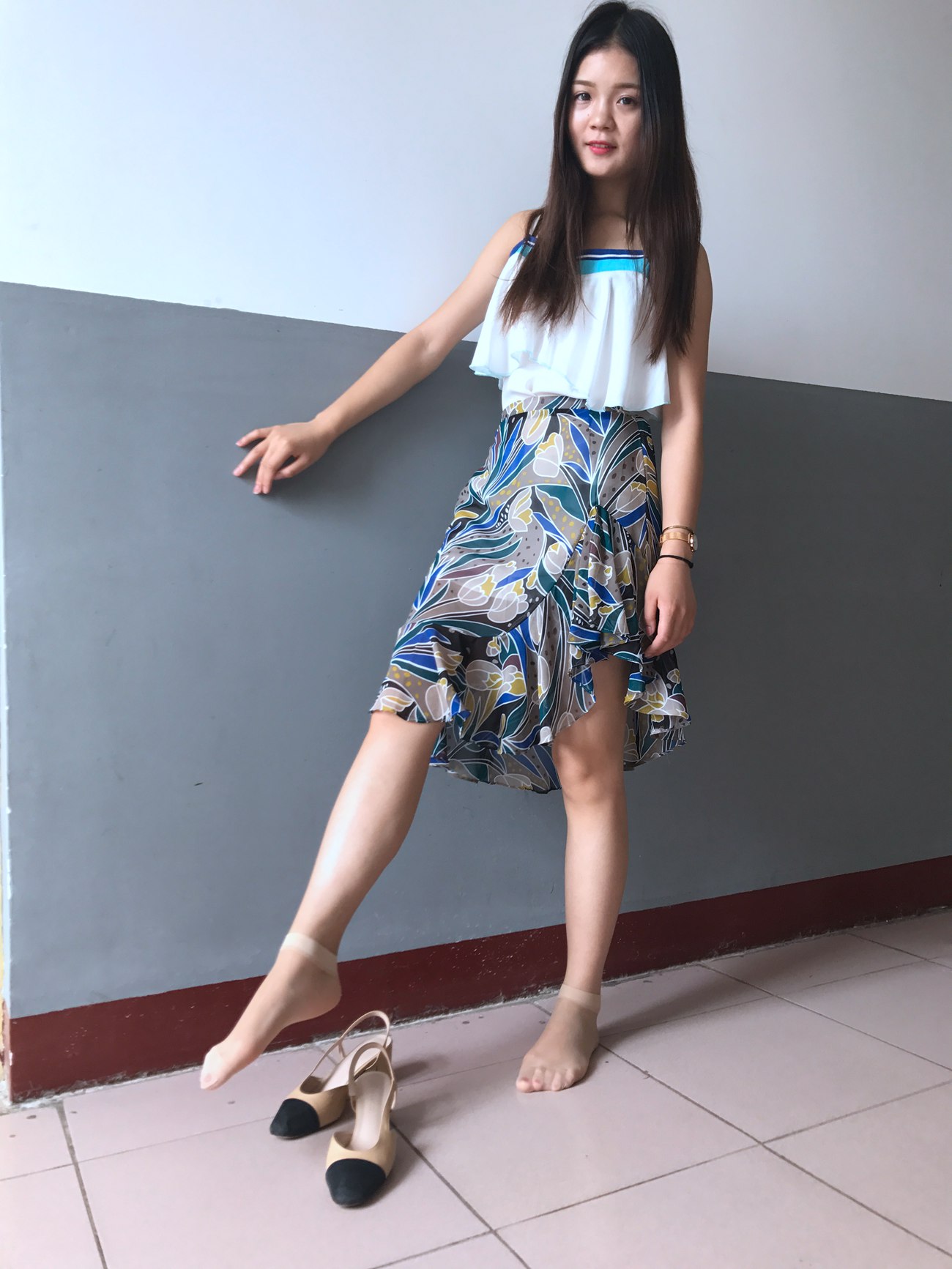 图片[90]-学妹校园寝室短丝系列018期 李欢[112P] – 速更版-美库