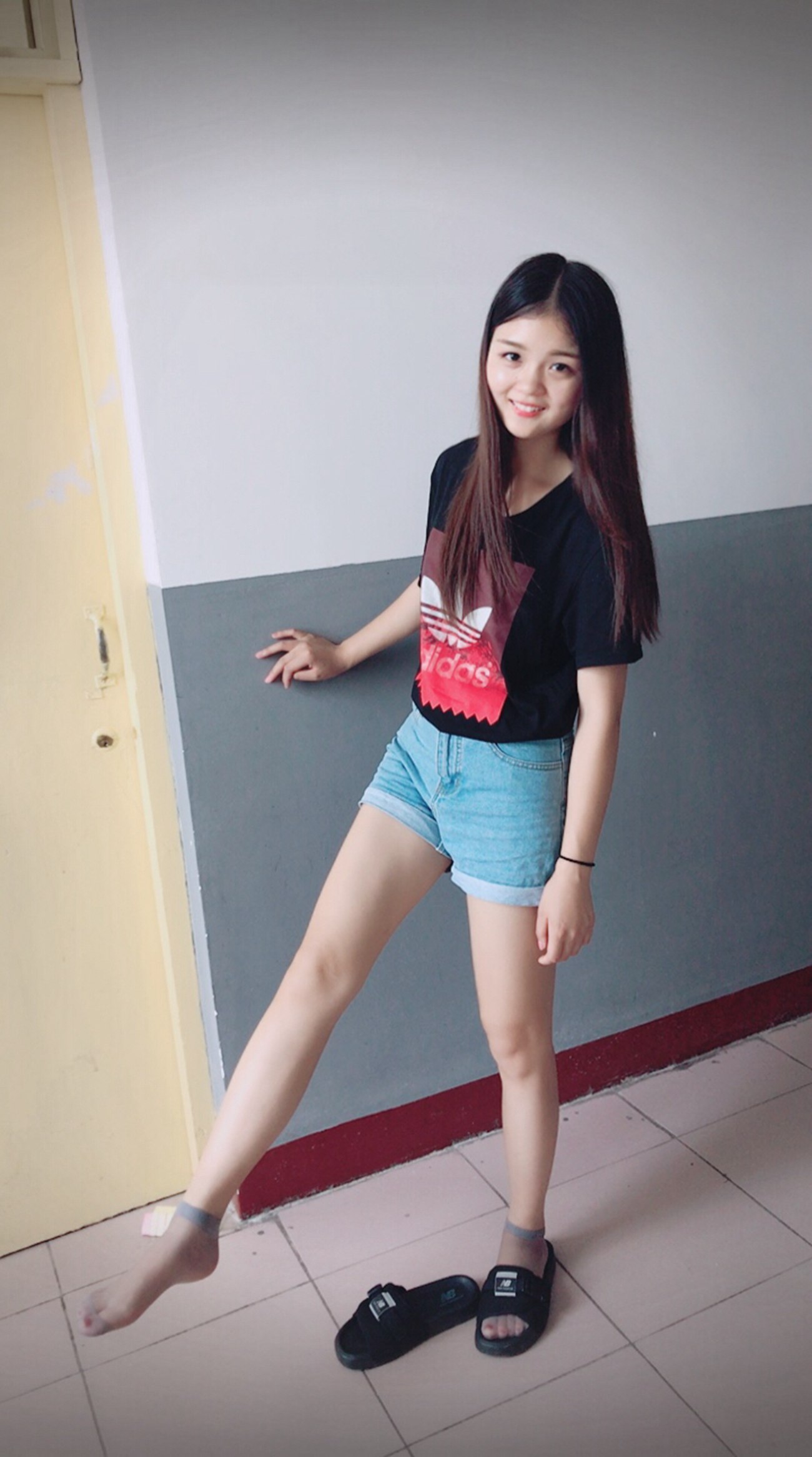 图片[101]-学妹校园寝室短丝系列018期 李欢[112P] – 速更版-美库