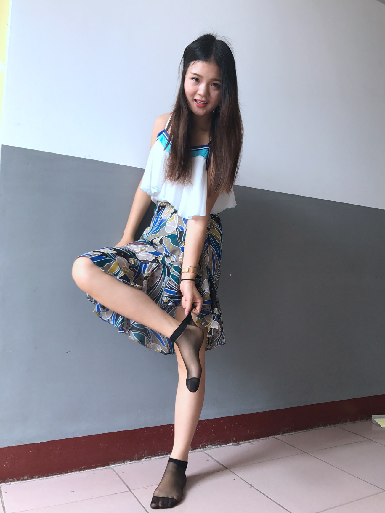 图片[106]-学妹校园寝室短丝系列018期 李欢[112P] – 速更版-美库