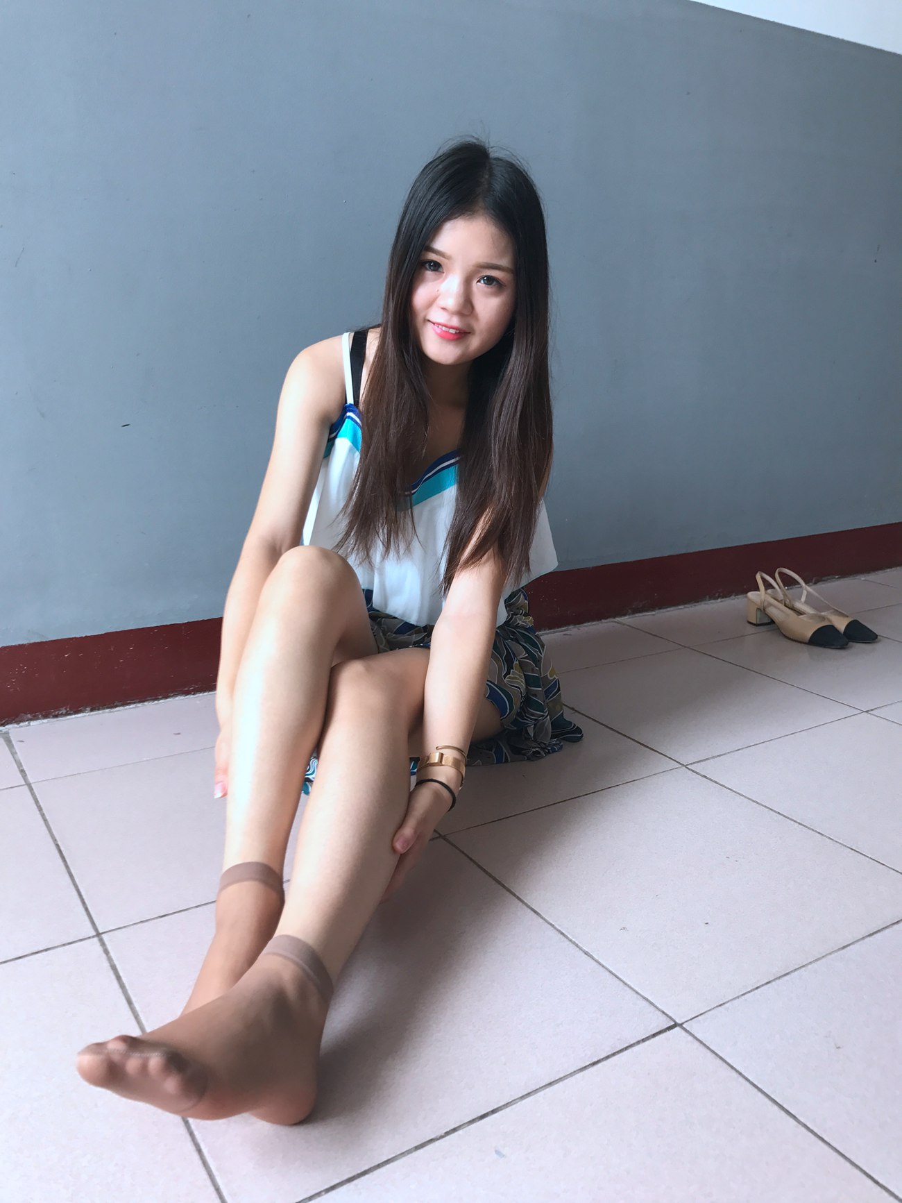 图片[107]-学妹校园寝室短丝系列018期 李欢[112P] – 速更版-美库