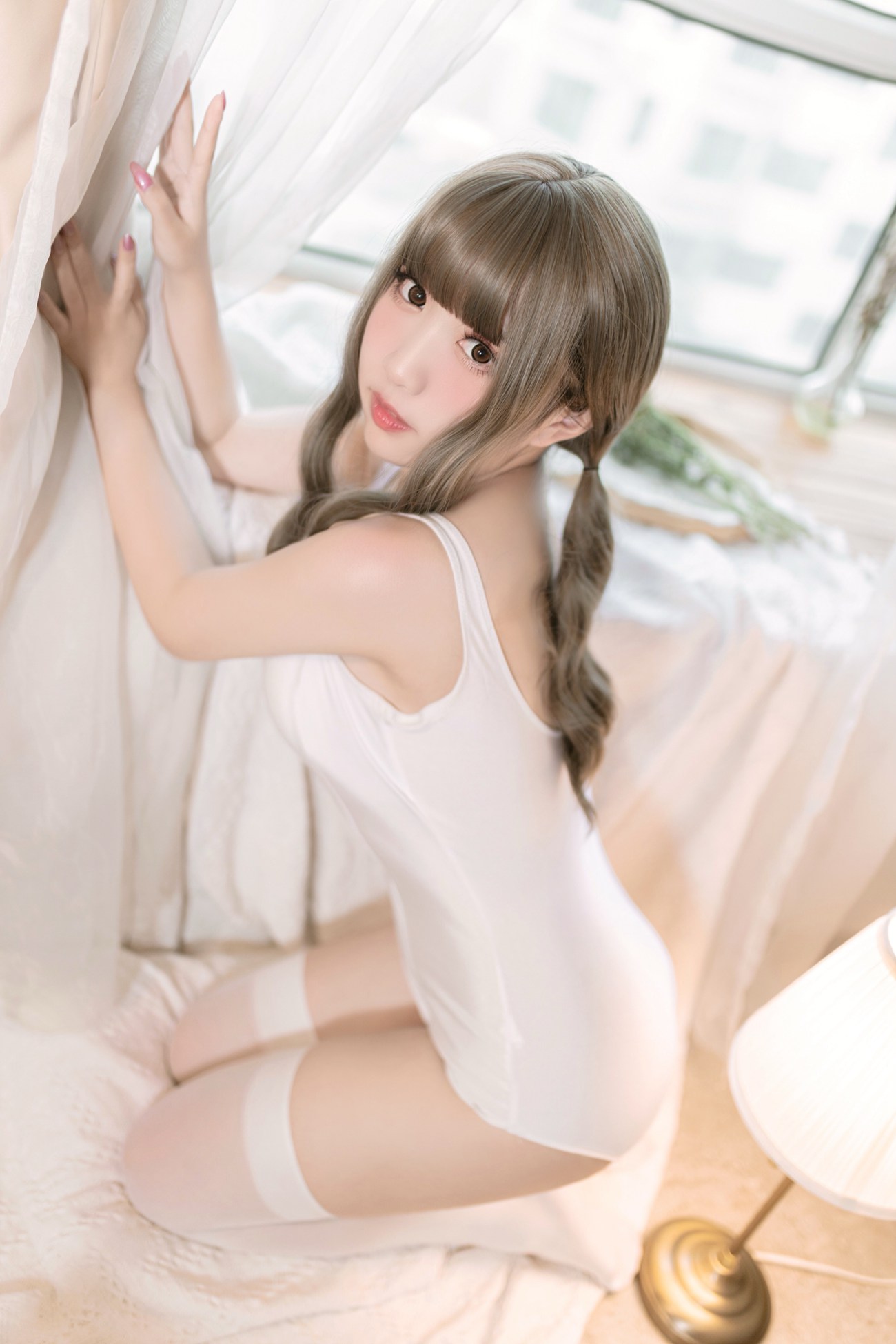 图片[6]-貓田聖奈奈(桃之啾啾) – 白色死库水[9P] – 速更版-美库