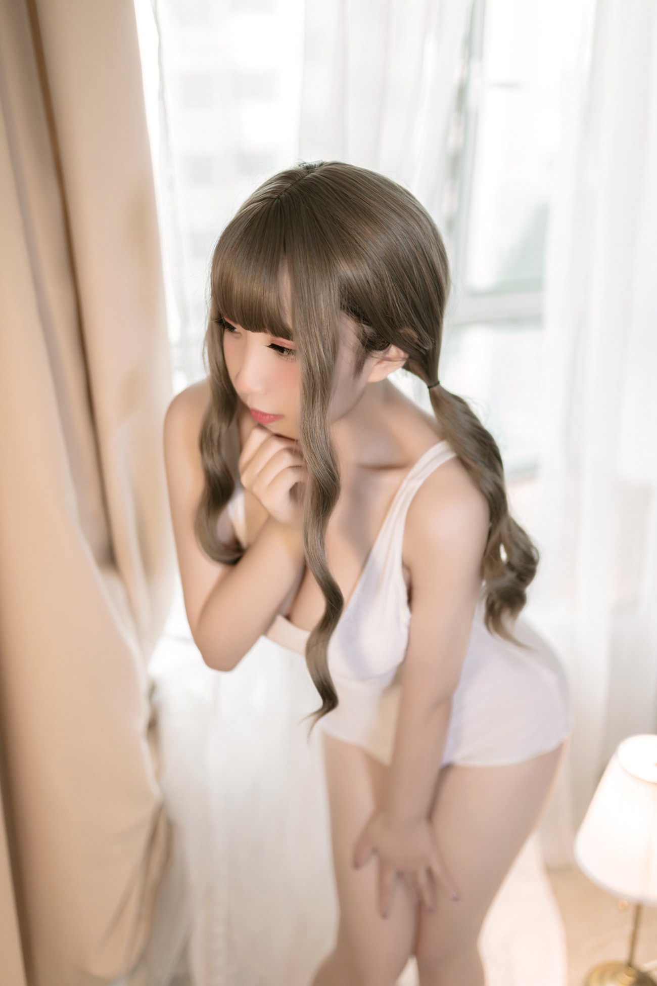 图片[8]-貓田聖奈奈(桃之啾啾) – 白色死库水[9P] – 速更版-美库