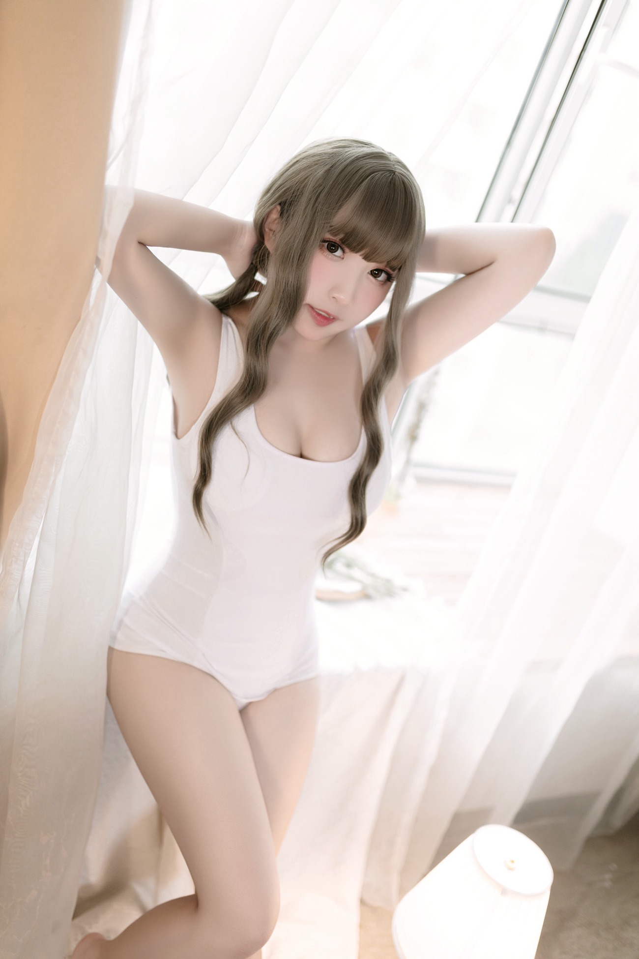 图片[10]-貓田聖奈奈(桃之啾啾) – 白色死库水[9P] – 速更版-美库