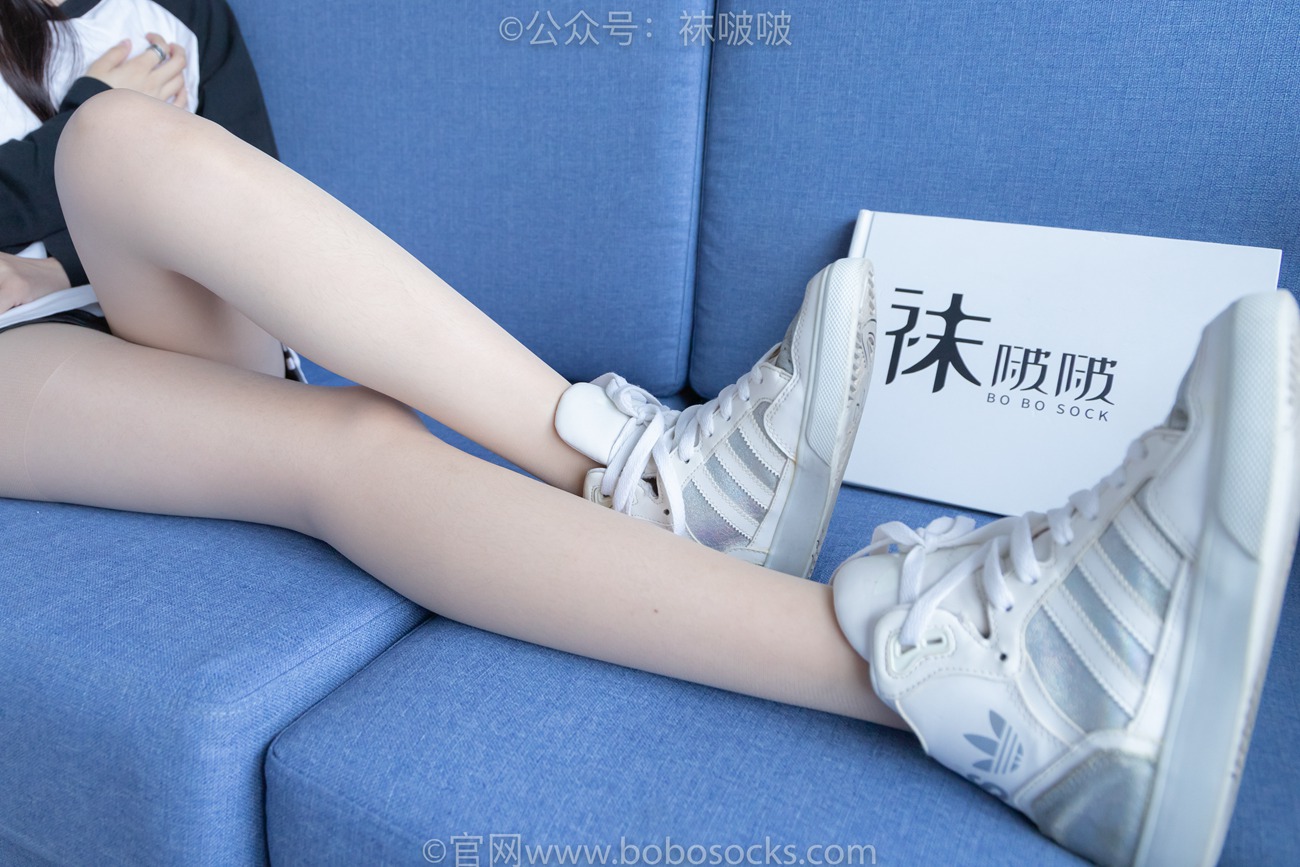 图片[12]-[BoBoSocks袜啵啵]NO.015 稚予-阿迪板鞋、白色短棉袜、肉丝[135P] – 速更版-美库