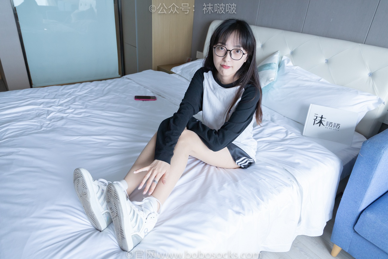 图片[29]-[BoBoSocks袜啵啵]NO.015 稚予-阿迪板鞋、白色短棉袜、肉丝[135P] – 速更版-美库