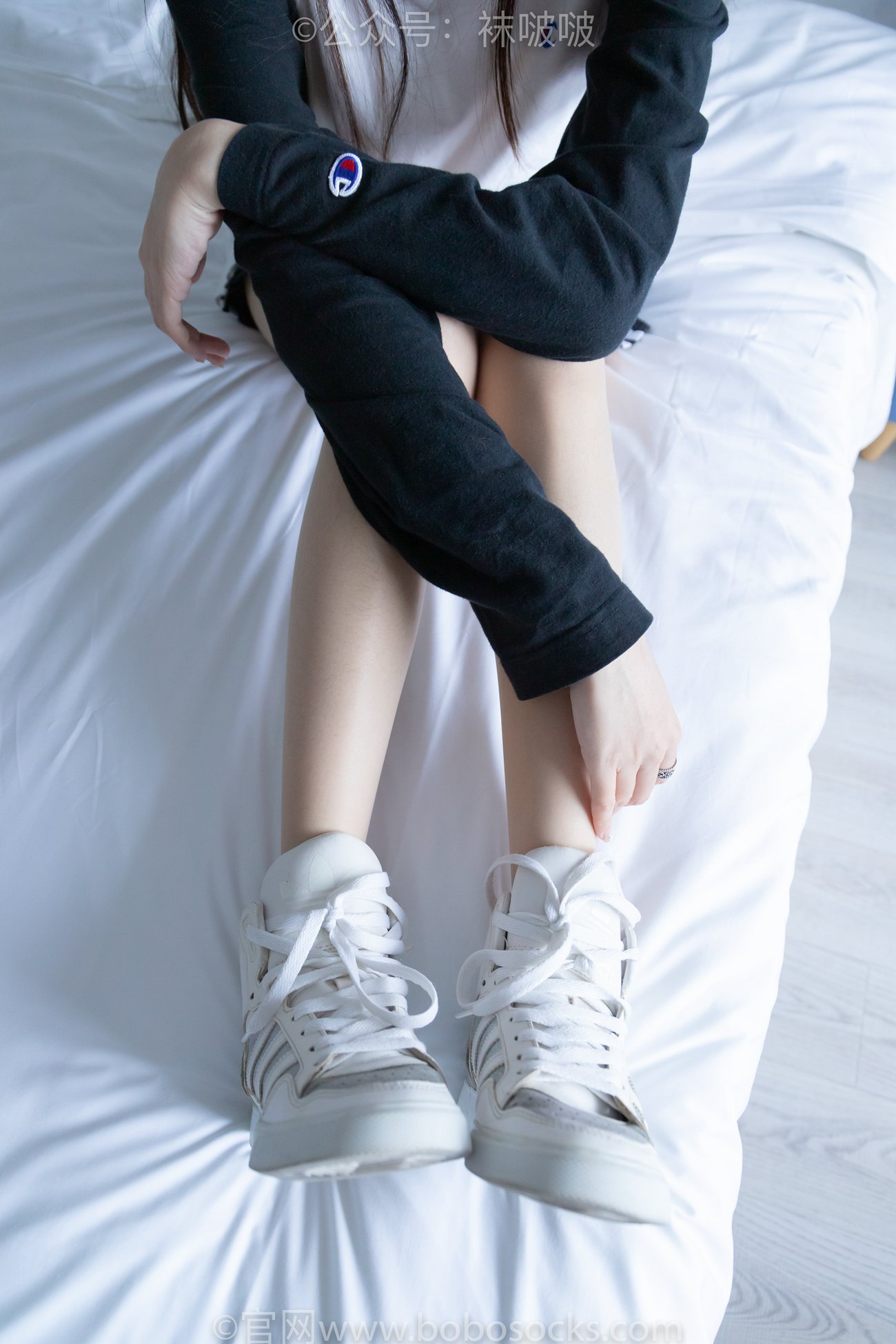 图片[31]-[BoBoSocks袜啵啵]NO.015 稚予-阿迪板鞋、白色短棉袜、肉丝[135P] – 速更版-美库