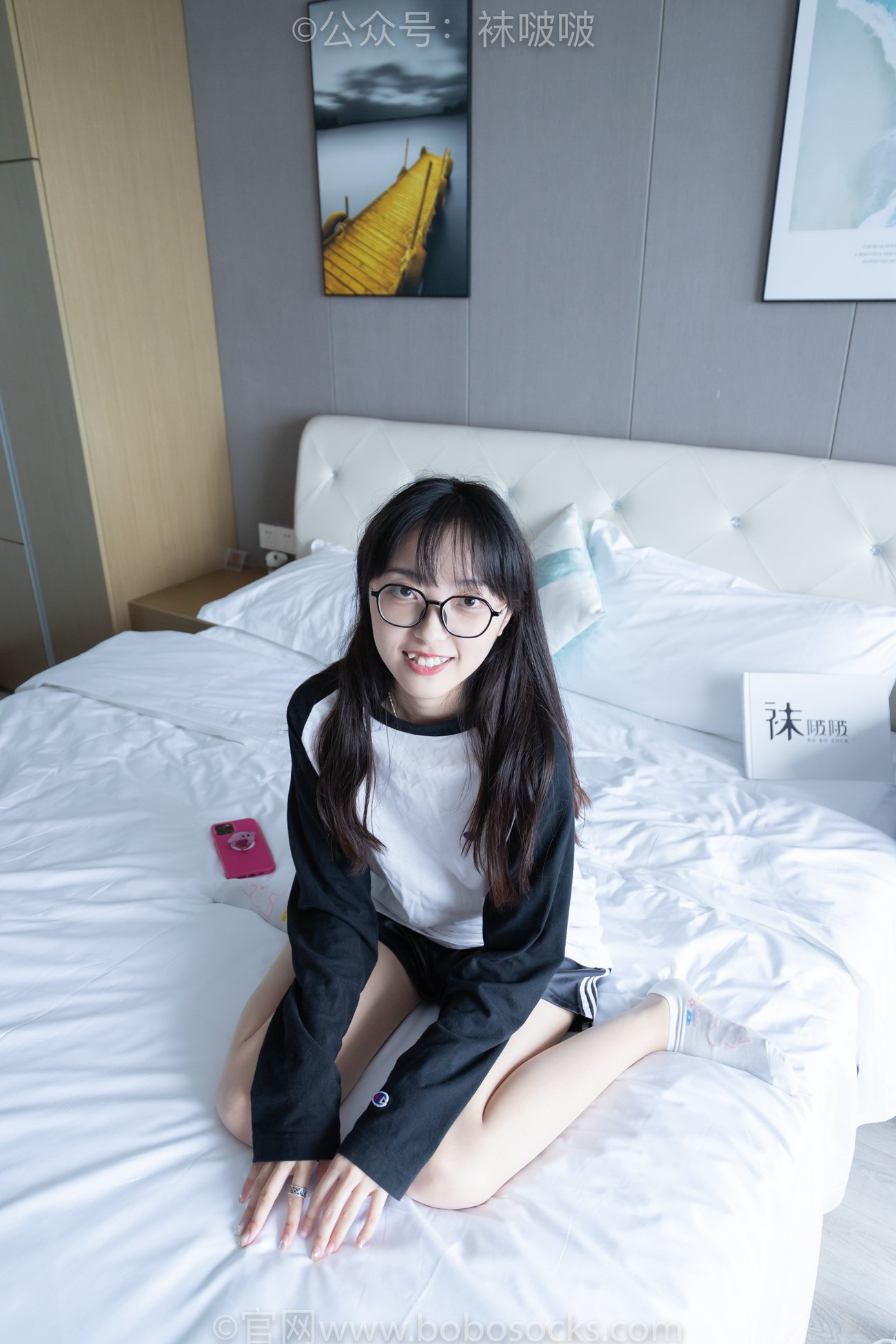 图片[62]-[BoBoSocks袜啵啵]NO.015 稚予-阿迪板鞋、白色短棉袜、肉丝[135P] – 速更版-美库