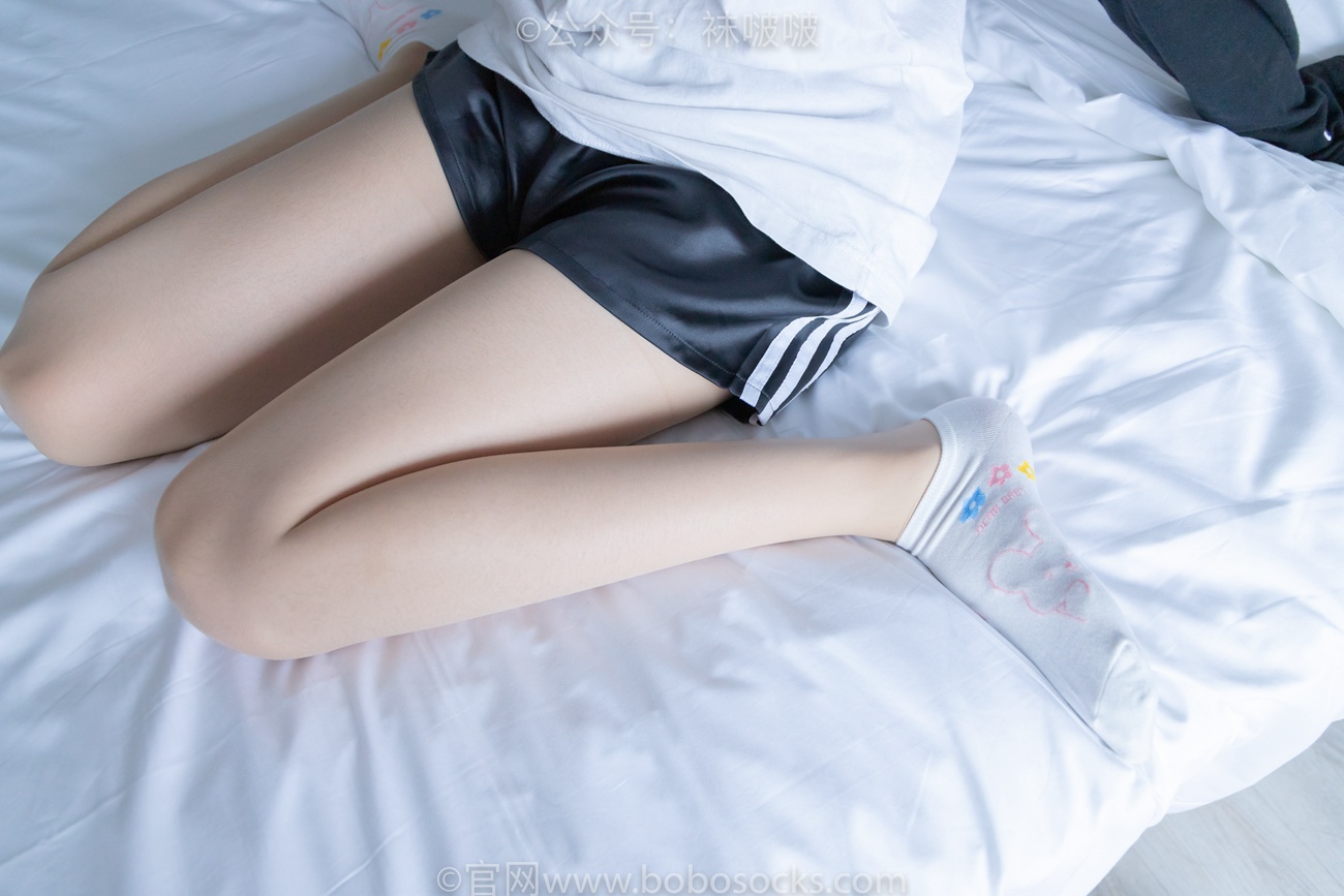 图片[63]-[BoBoSocks袜啵啵]NO.015 稚予-阿迪板鞋、白色短棉袜、肉丝[135P] – 速更版-美库