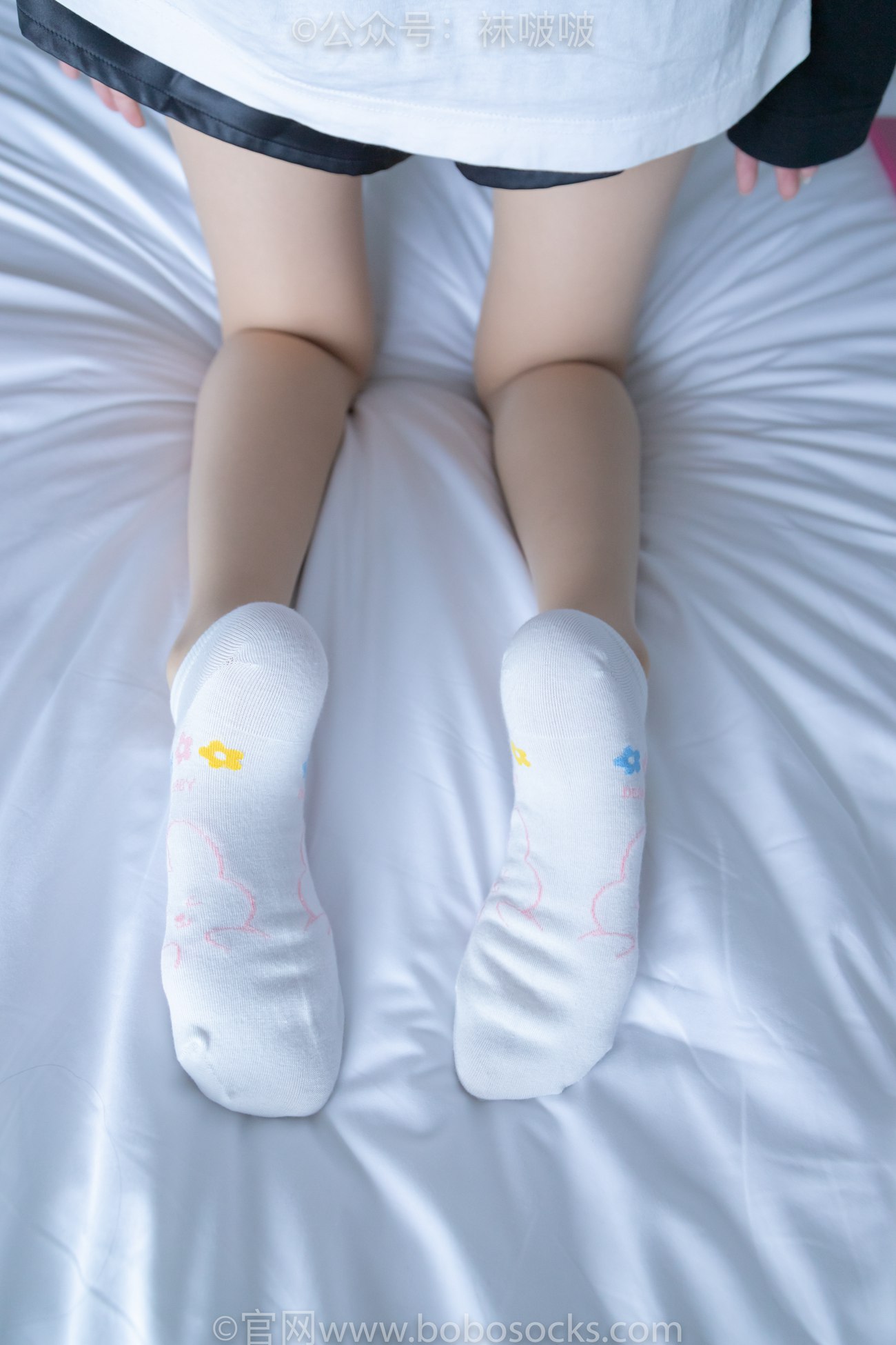 图片[73]-[BoBoSocks袜啵啵]NO.015 稚予-阿迪板鞋、白色短棉袜、肉丝[135P] – 速更版-美库