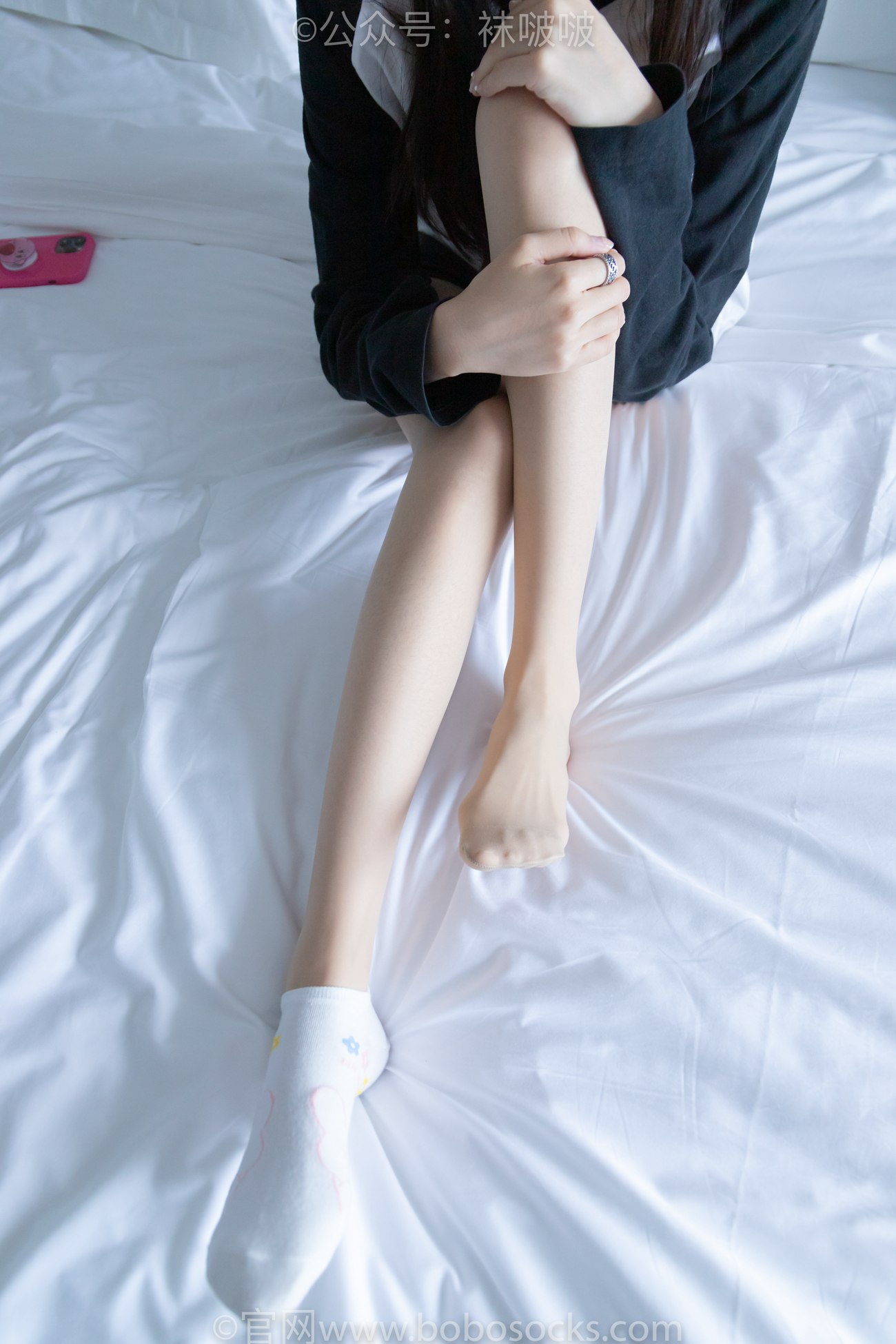 图片[87]-[BoBoSocks袜啵啵]NO.015 稚予-阿迪板鞋、白色短棉袜、肉丝[135P] – 速更版-美库