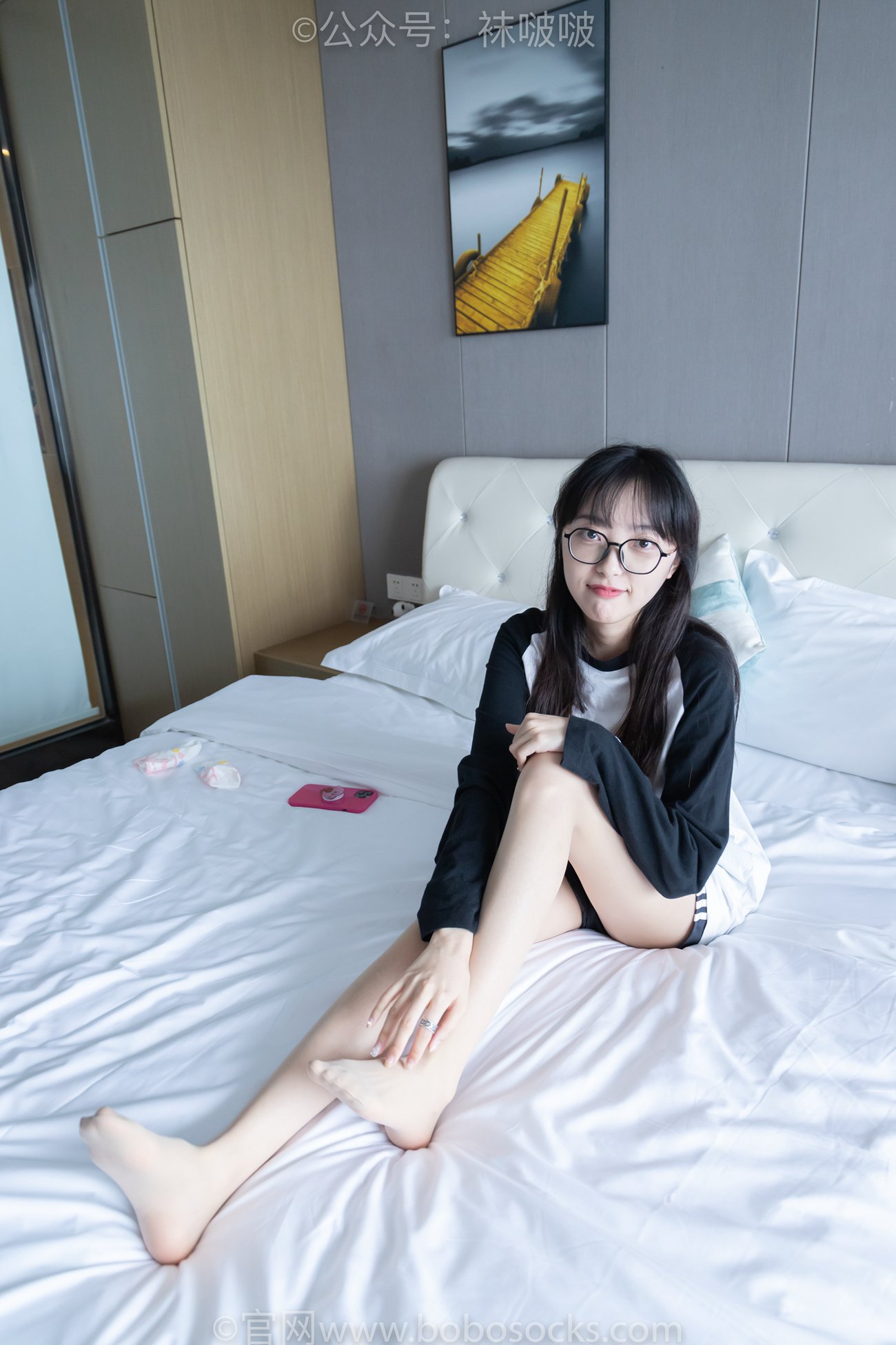 图片[105]-[BoBoSocks袜啵啵]NO.015 稚予-阿迪板鞋、白色短棉袜、肉丝[135P] – 速更版-美库