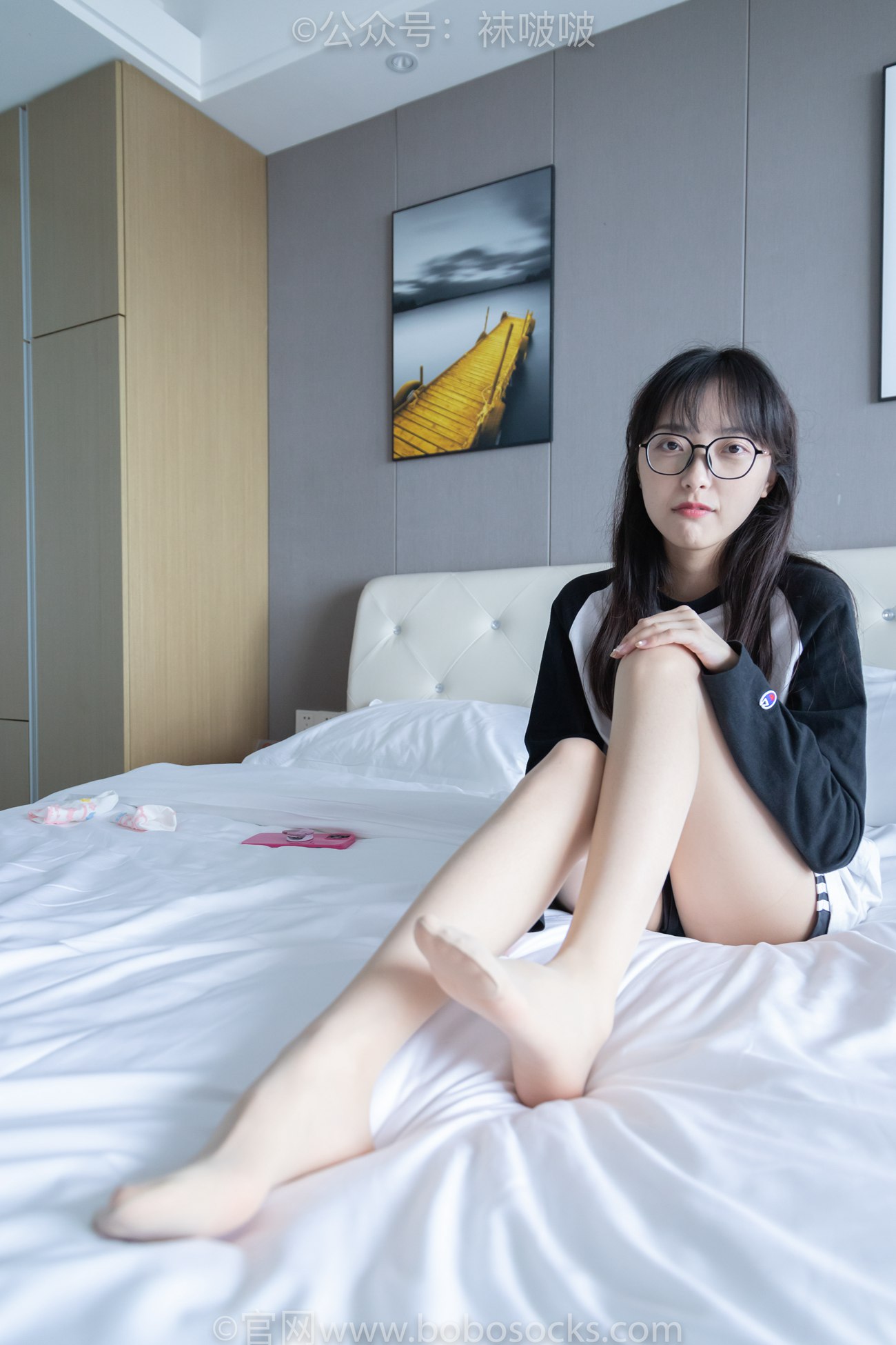 图片[109]-[BoBoSocks袜啵啵]NO.015 稚予-阿迪板鞋、白色短棉袜、肉丝[135P] – 速更版-美库