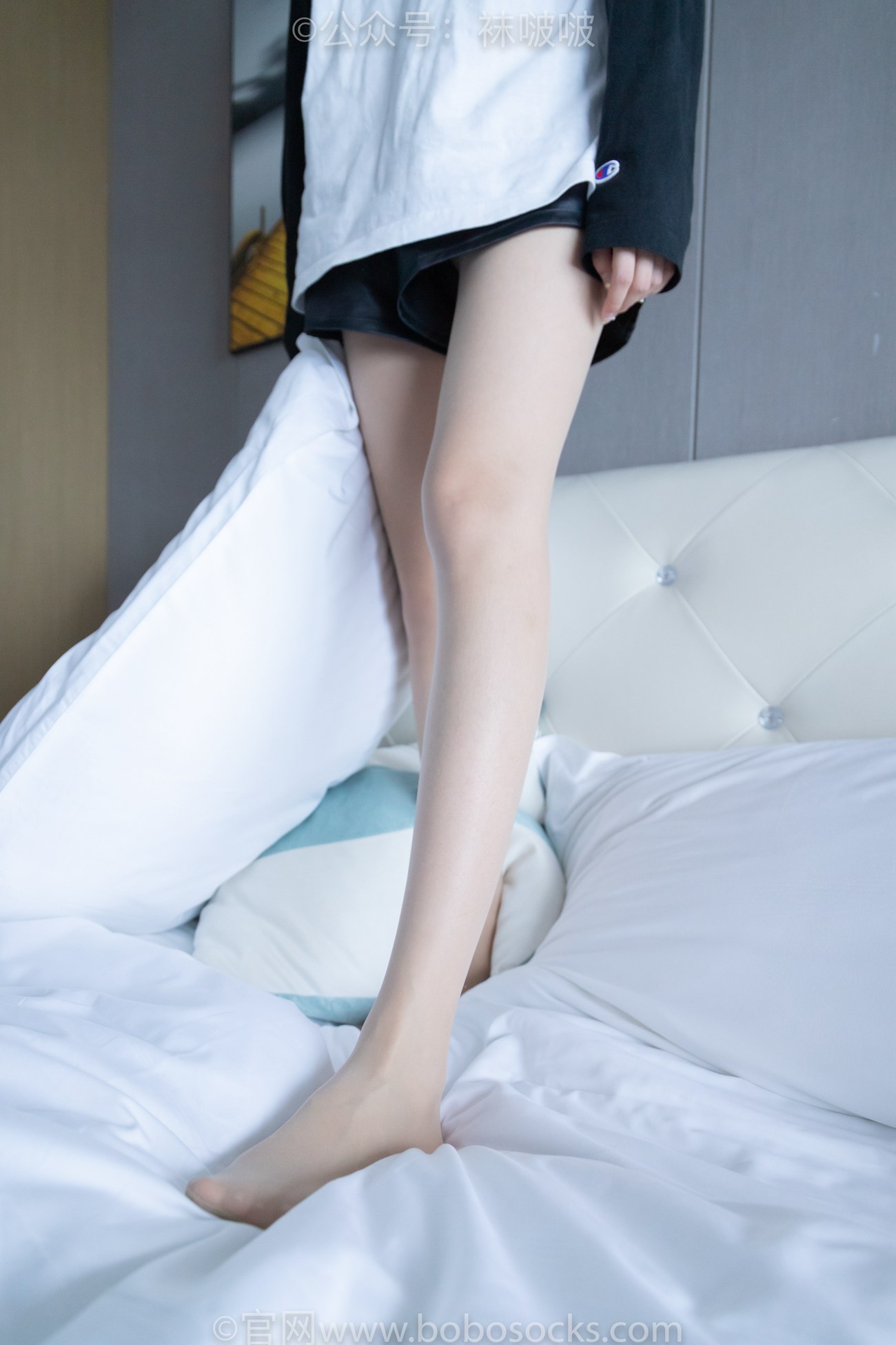 图片[116]-[BoBoSocks袜啵啵]NO.015 稚予-阿迪板鞋、白色短棉袜、肉丝[135P] – 速更版-美库