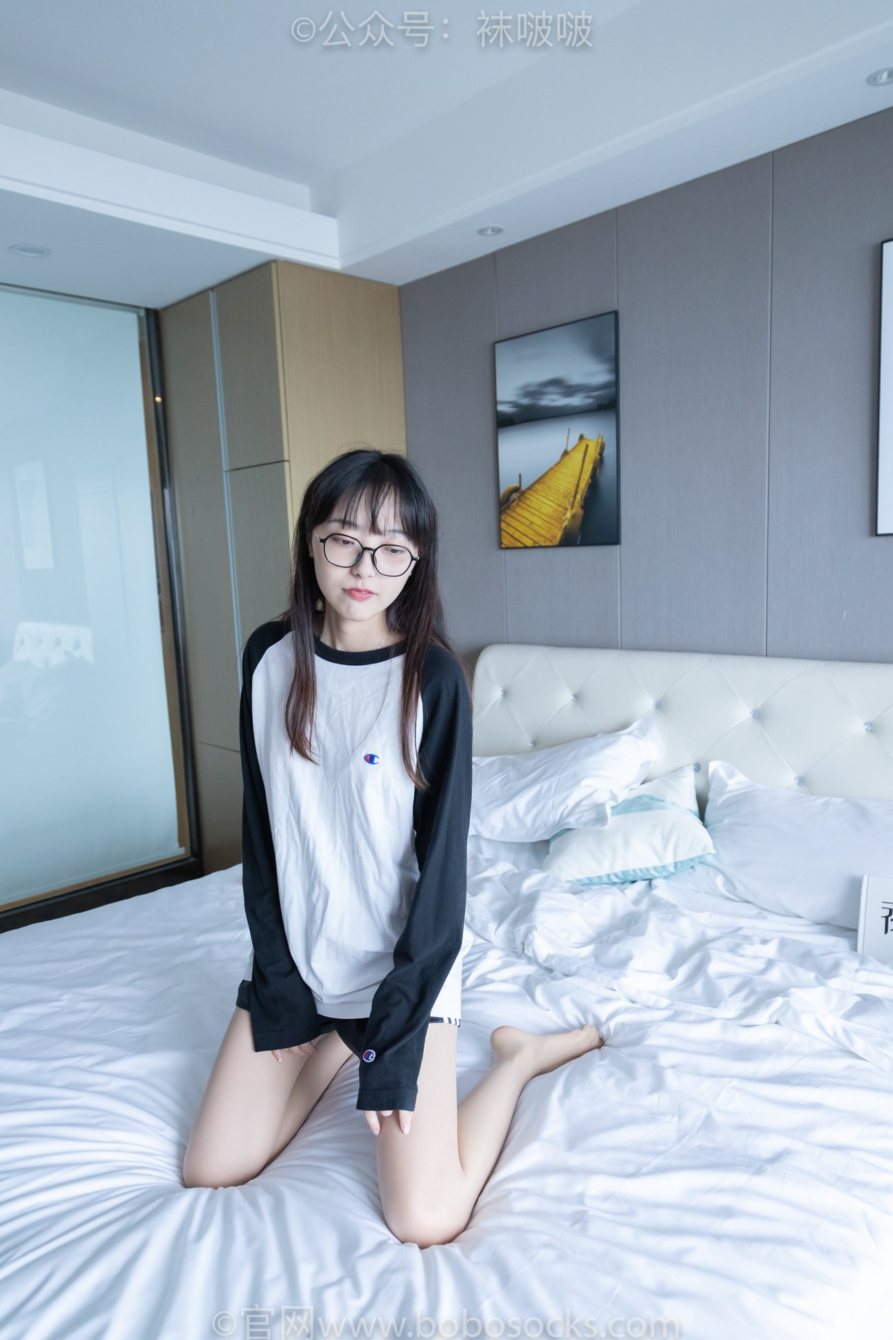 图片[120]-[BoBoSocks袜啵啵]NO.015 稚予-阿迪板鞋、白色短棉袜、肉丝[135P] – 速更版-美库