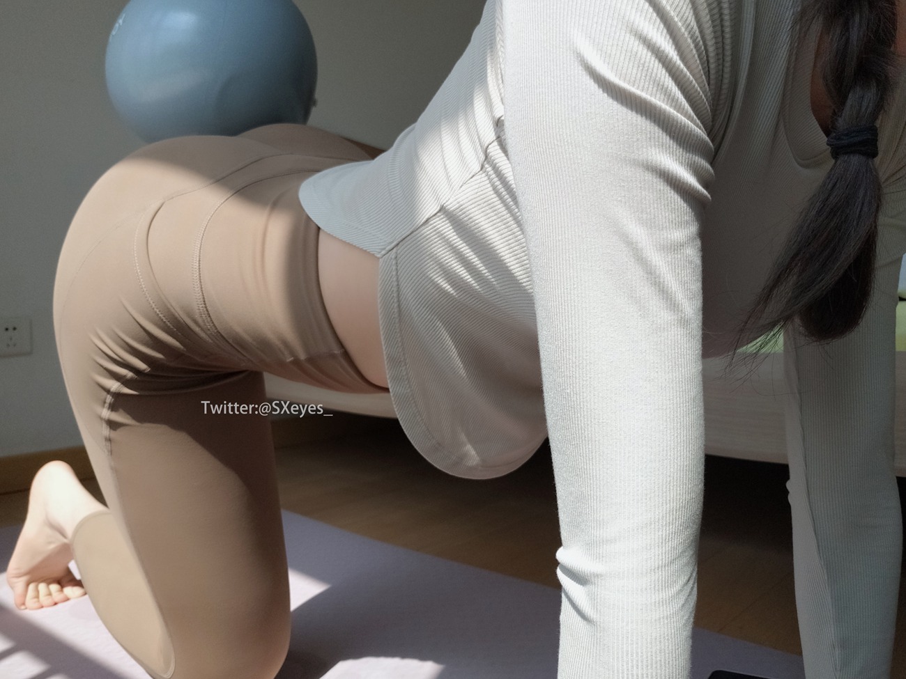 图片[30]-萌妹子眼酱大魔王w – 瑜伽服 [32P] – 速更版-美库