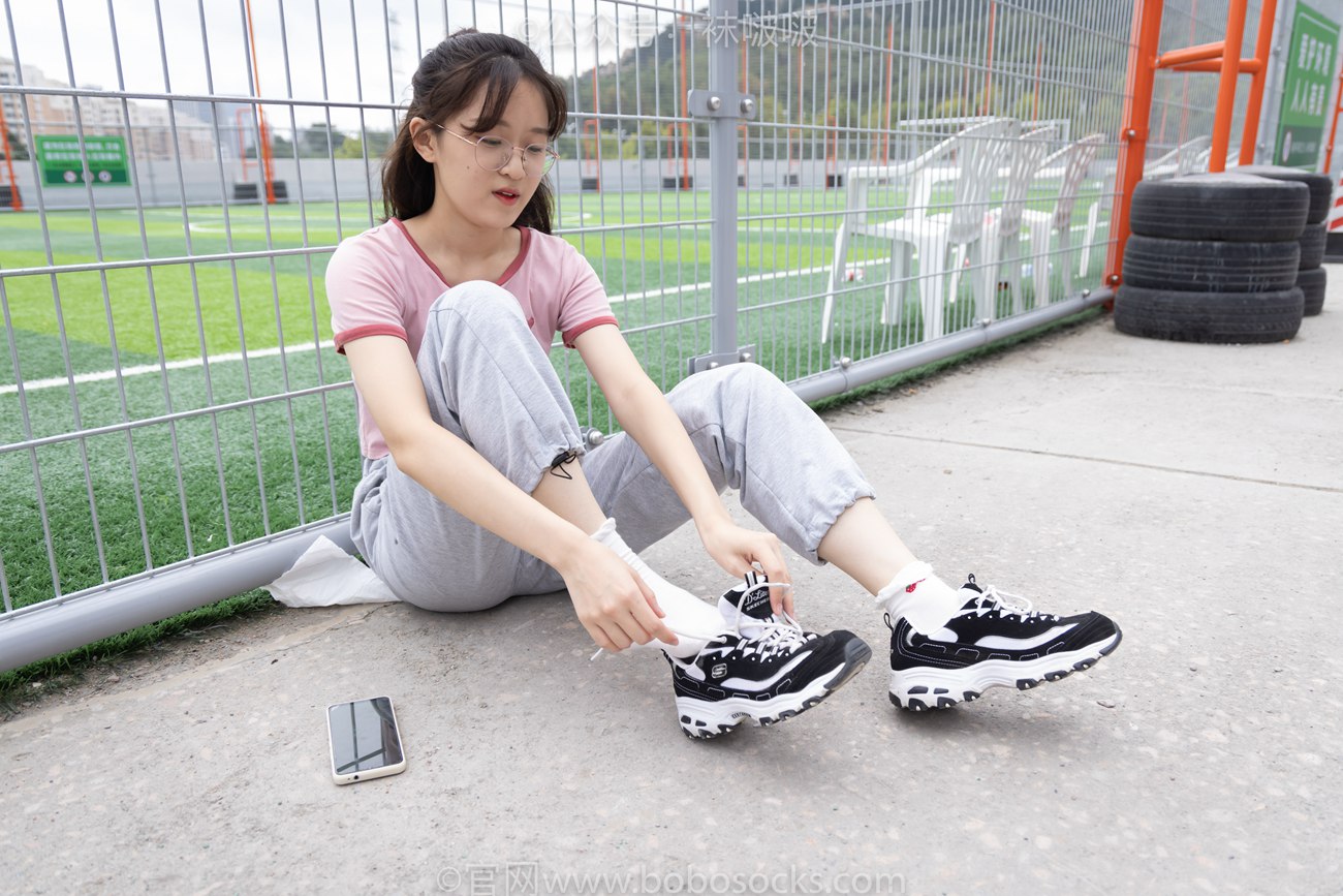 图片[41]-[BoBoSocks袜啵啵]NO.016 熊熊-斯凯奇运动鞋、棉袜（踩脏）、裸足[147P] – 速更版-美库