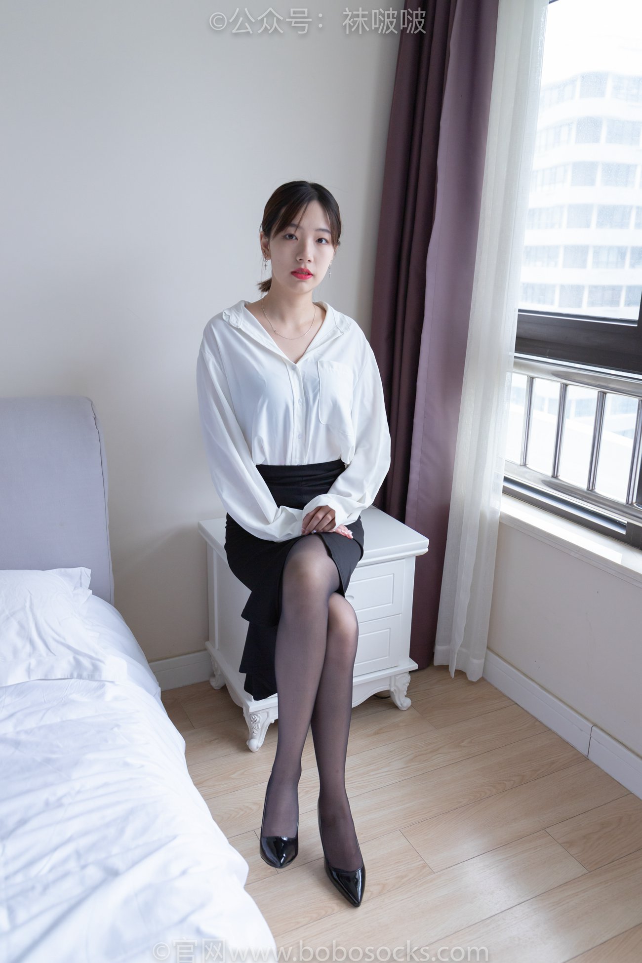 图片[22]-[BoBoSocks袜啵啵]NO.017 小甜豆-OL制服、高跟鞋、黑丝[131P] – 速更版-美库