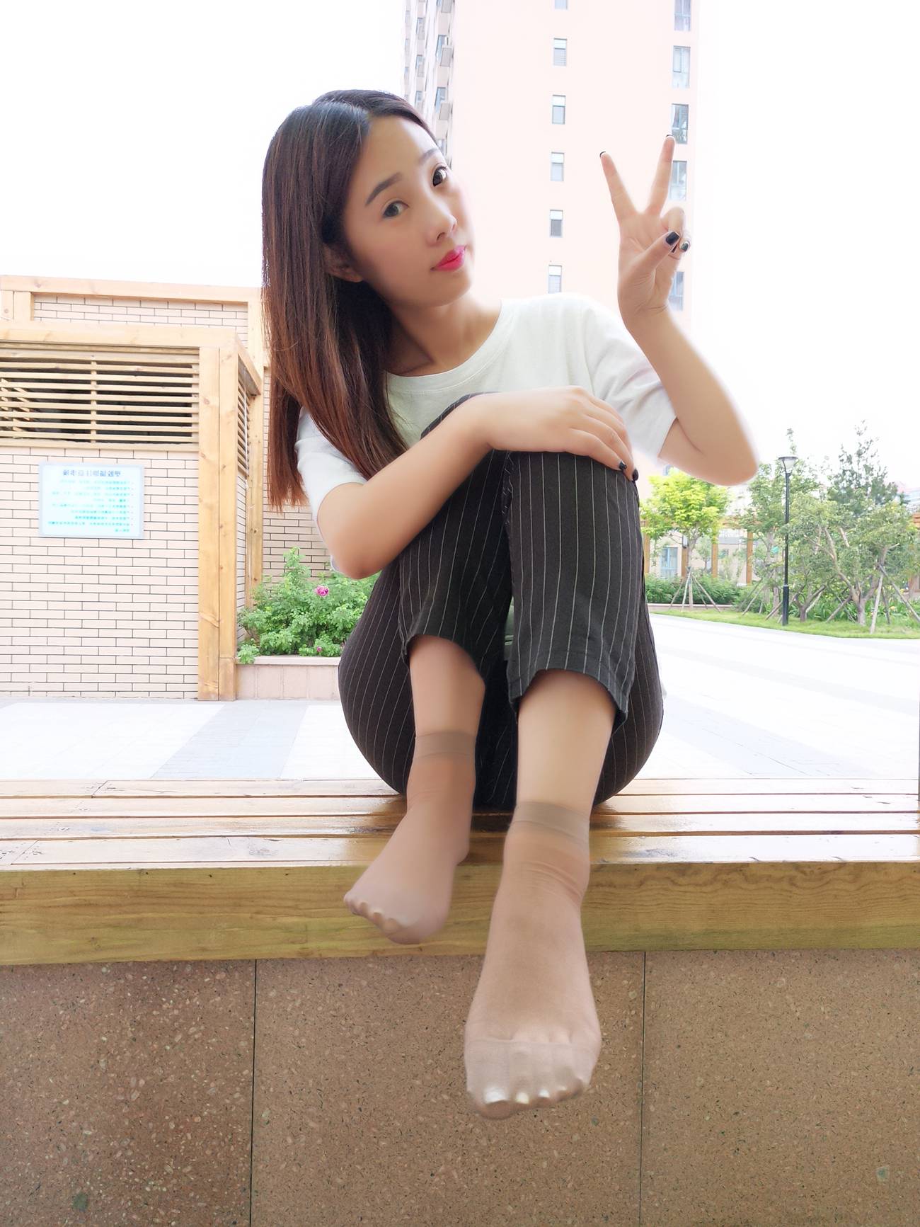 图片[66]-学妹校园寝室短丝系列019期 李润泽[182P] – 速更版-美库