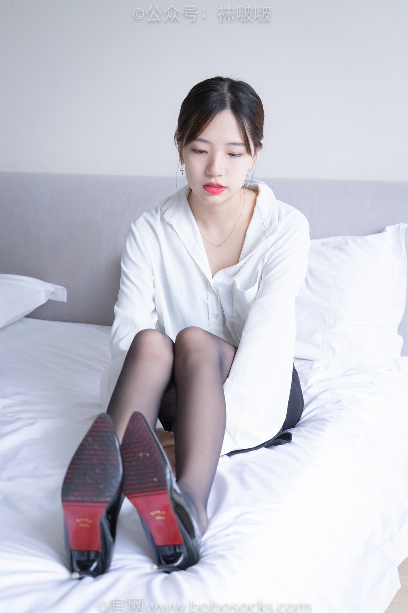 图片[126]-[BoBoSocks袜啵啵]NO.017 小甜豆-OL制服、高跟鞋、黑丝[131P] – 速更版-美库