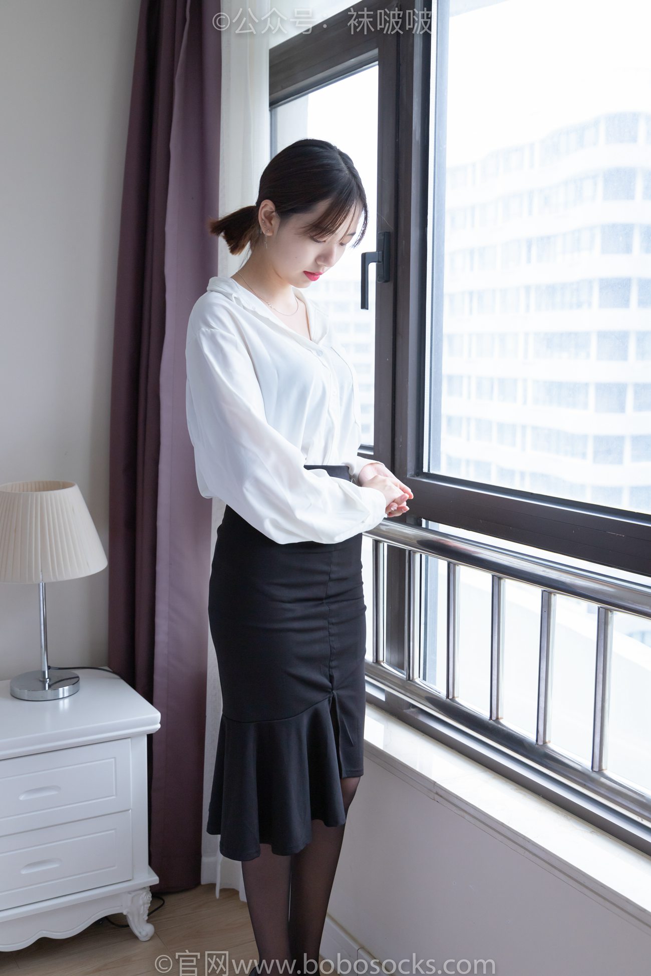 图片[131]-[BoBoSocks袜啵啵]NO.017 小甜豆-OL制服、高跟鞋、黑丝[131P] – 速更版-美库