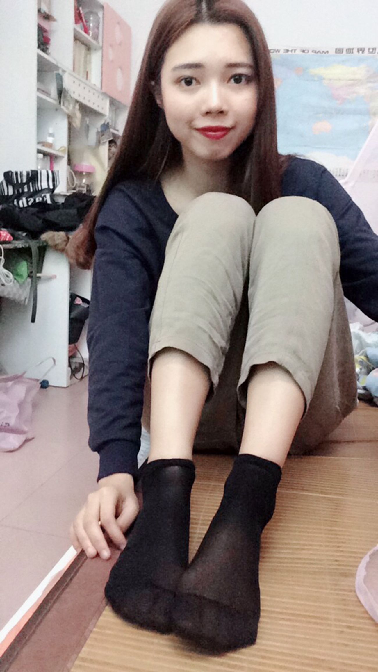 图片[12]-学妹校园寝室短丝系列021期 连小妮[78P] – 速更版-美库